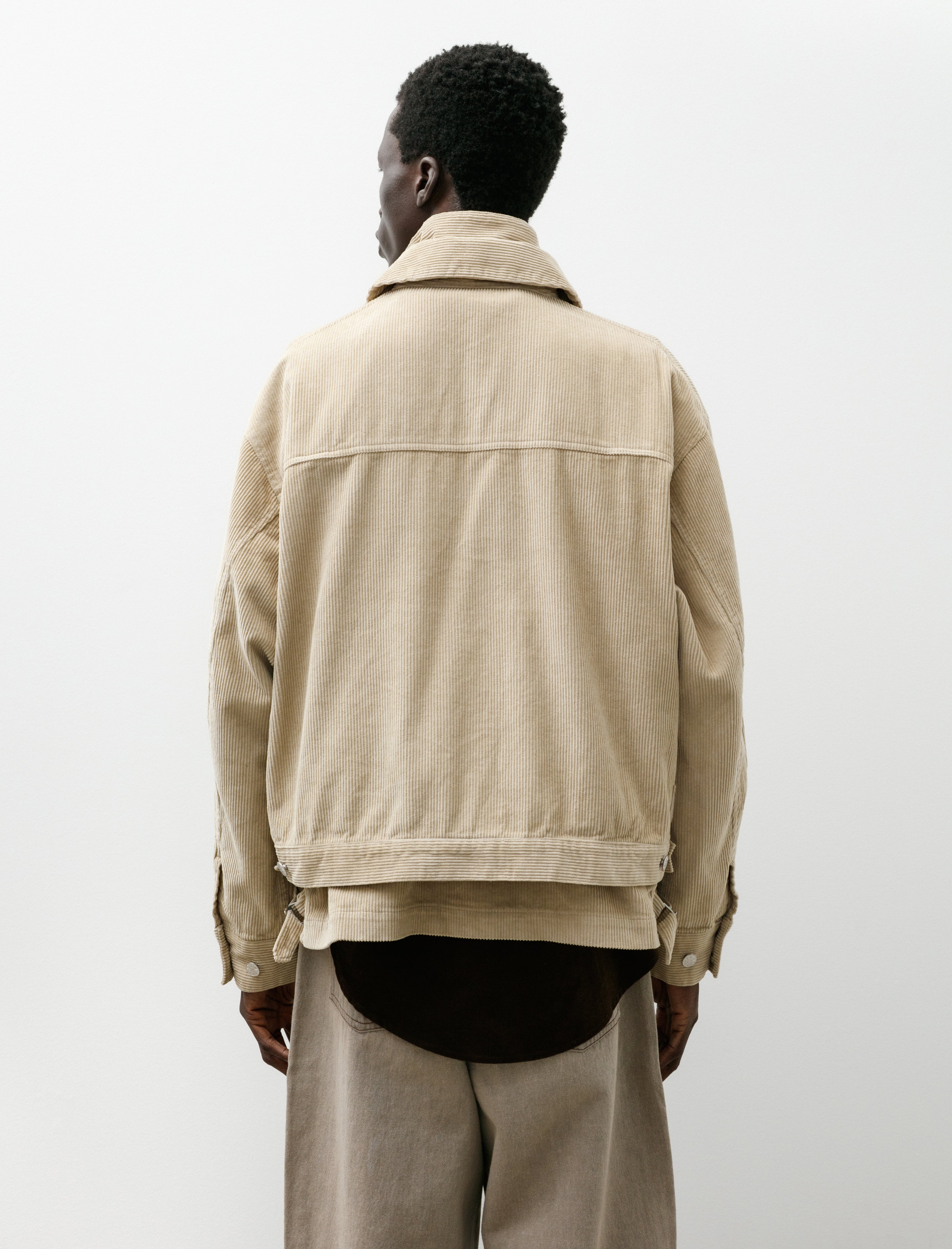 Phingerin Double Cord Jacket Beige