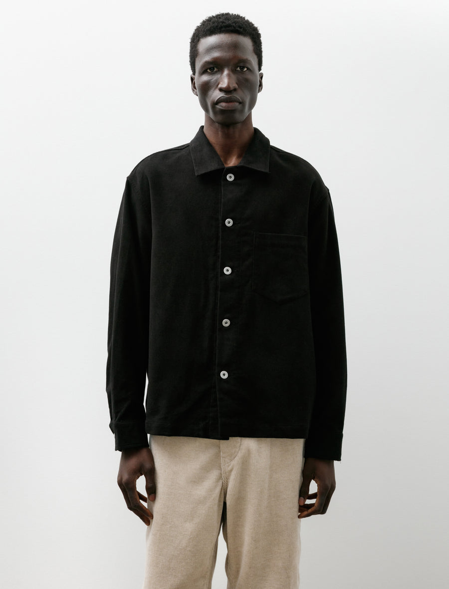 Travail Shirt Cotton Moleskin Black - Image 1
