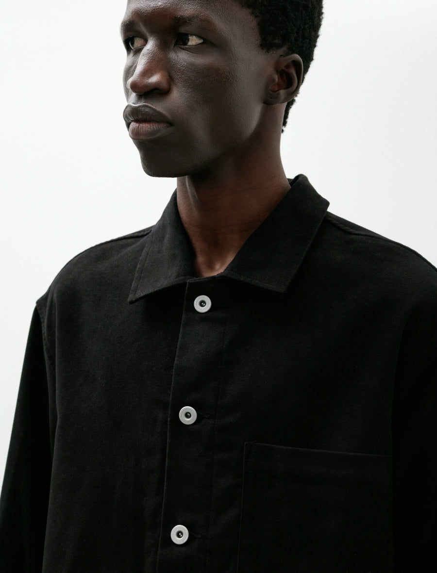 Travail Shirt Cotton Moleskin Black - Image 4