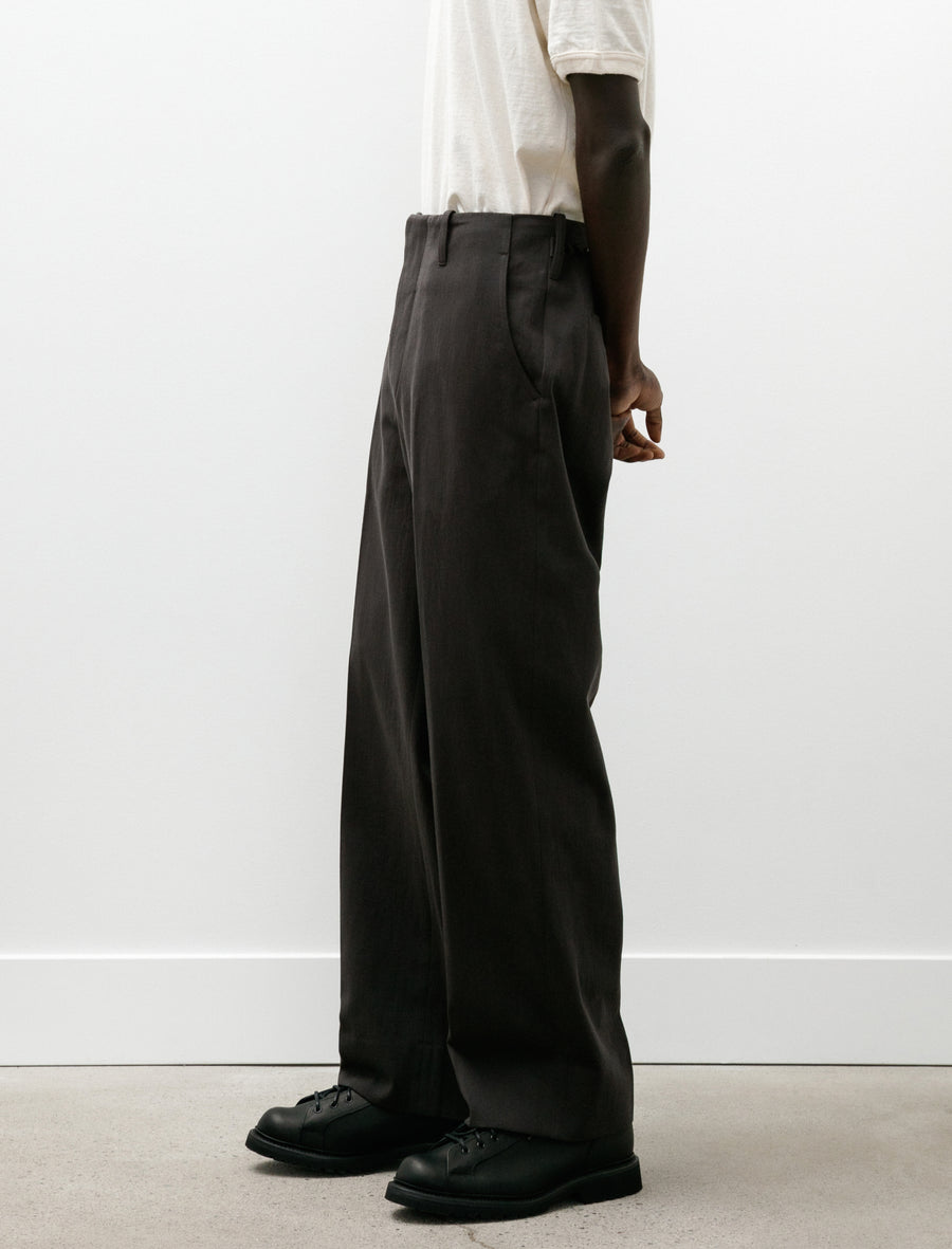 Chino Trouser Grey Chambray - Image 6