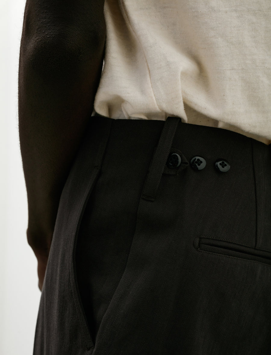 Chino Trouser Grey Chambray - Image 7