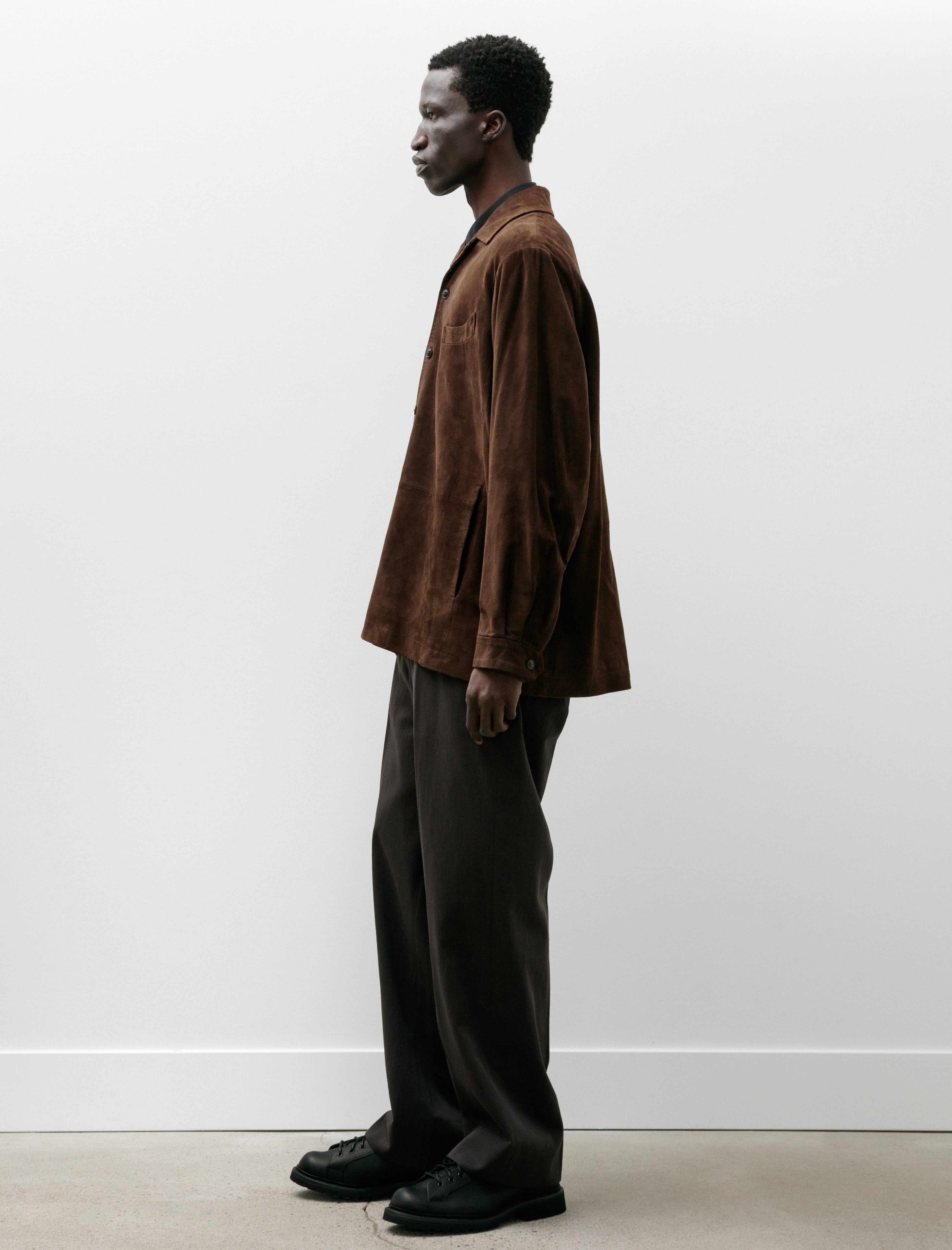 Maatee & Sons Chino Trouser Grey Chambray