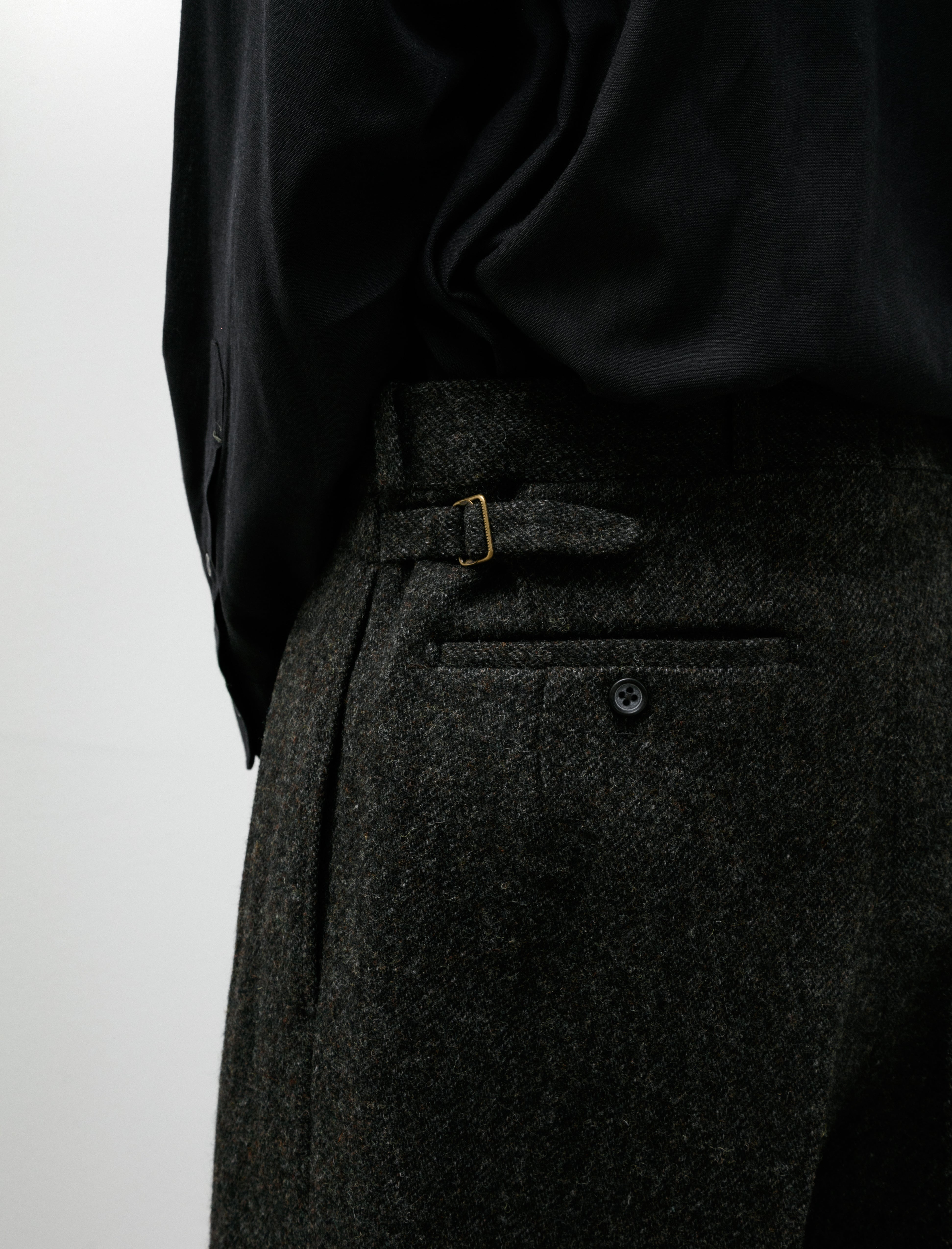 Maatee & Sons Jefferly Tweed Trouser Dark Mix