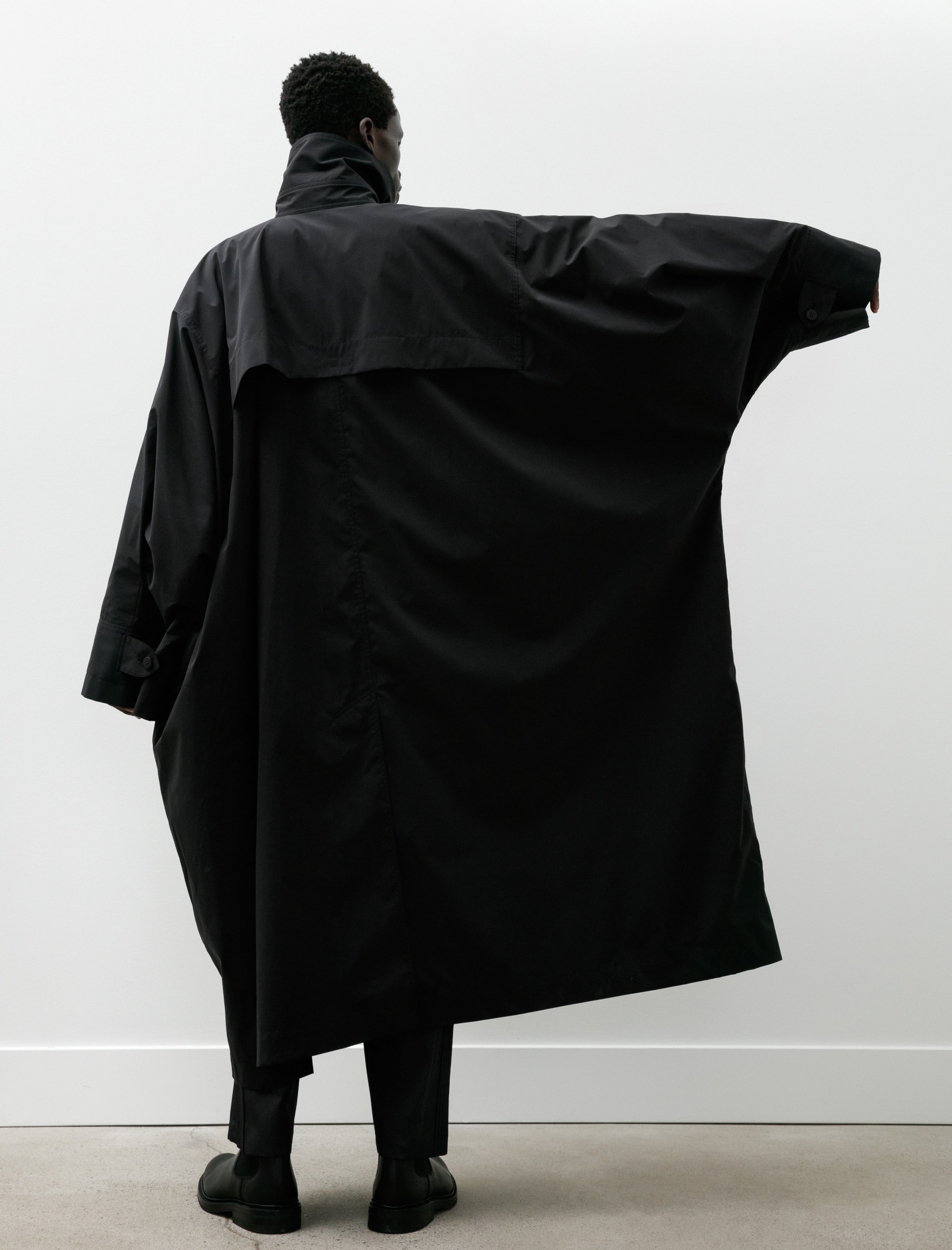 Issey Miyake Wind Coat Light Black