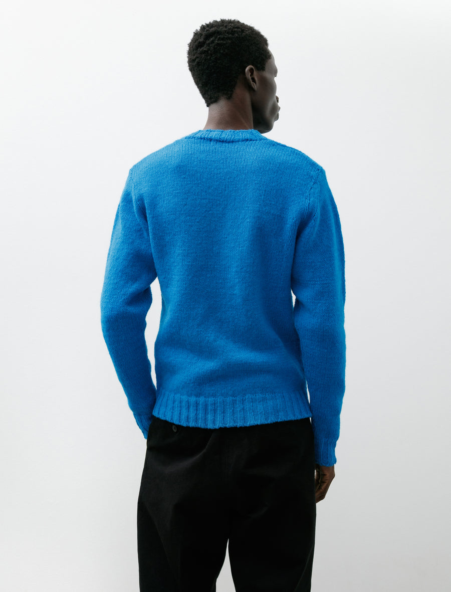 Homemade Wide V-Neck Sweater Petrol - Image 2