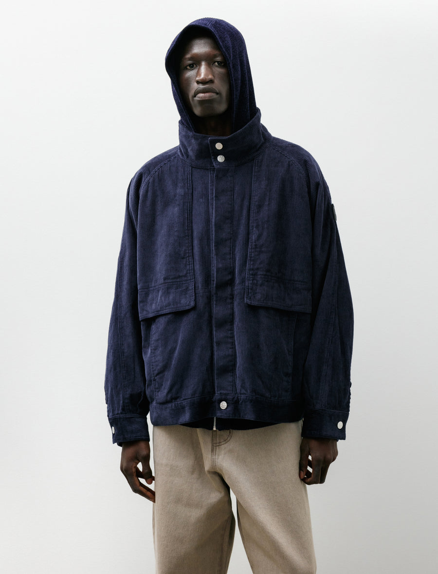 Trad Cord Jacket Navy - Image 4
