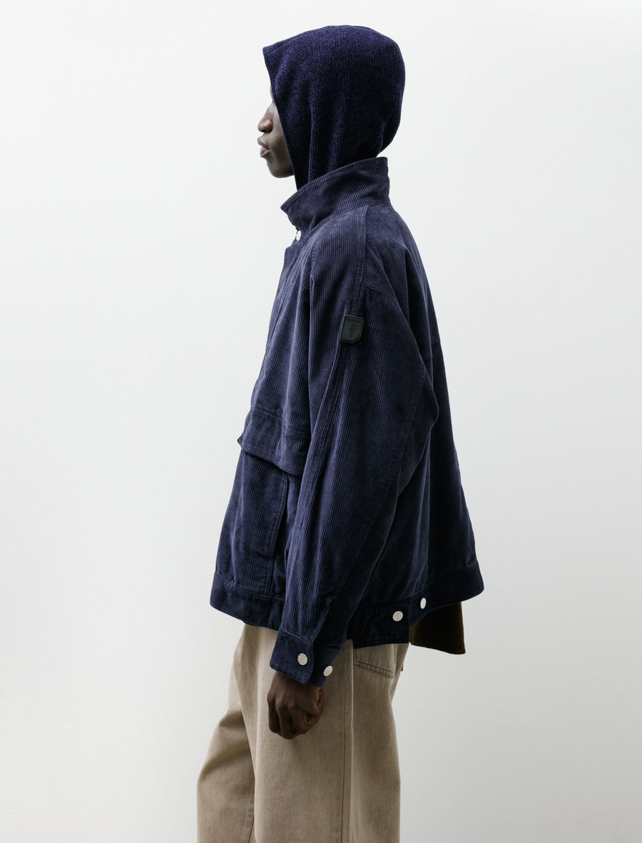 Trad Cord Jacket Navy - Image 3
