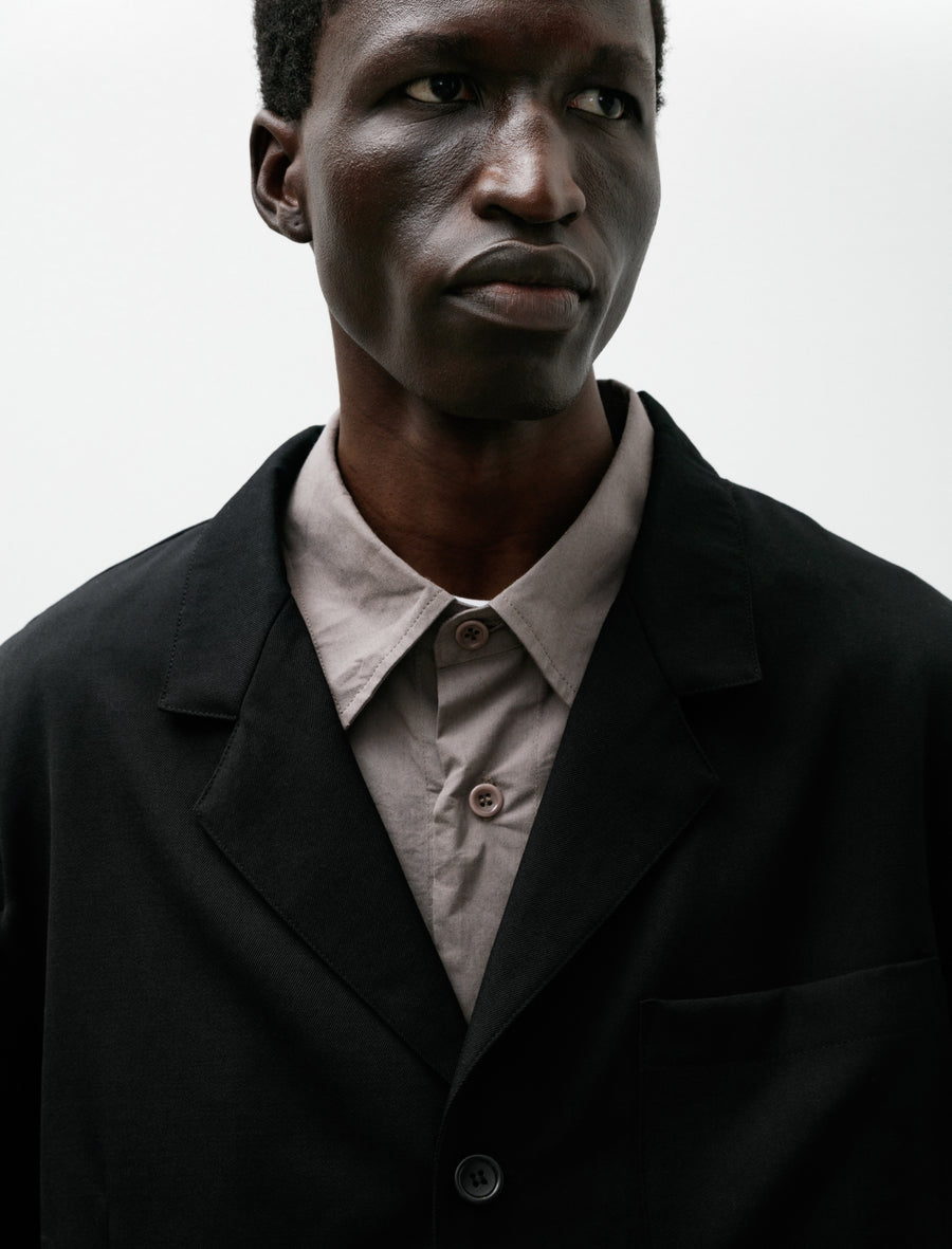 Carry On Jacket Wool Gabardine Black - Image 2