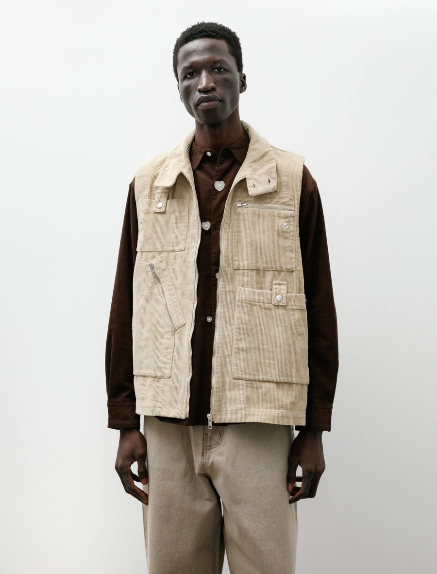 Double Cord Jacket Beige - Image 6