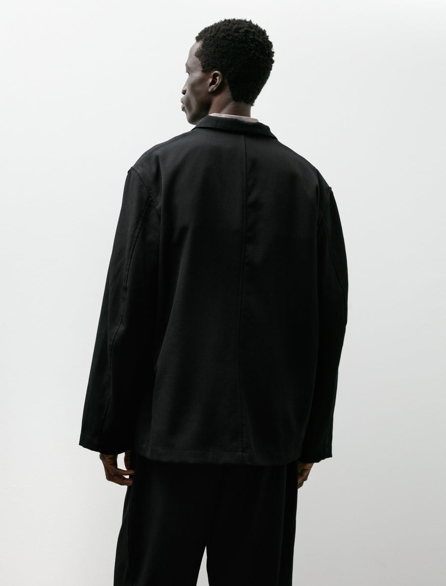 James Coward Carry On Jacket Wool Gabardine Black – Neighbour