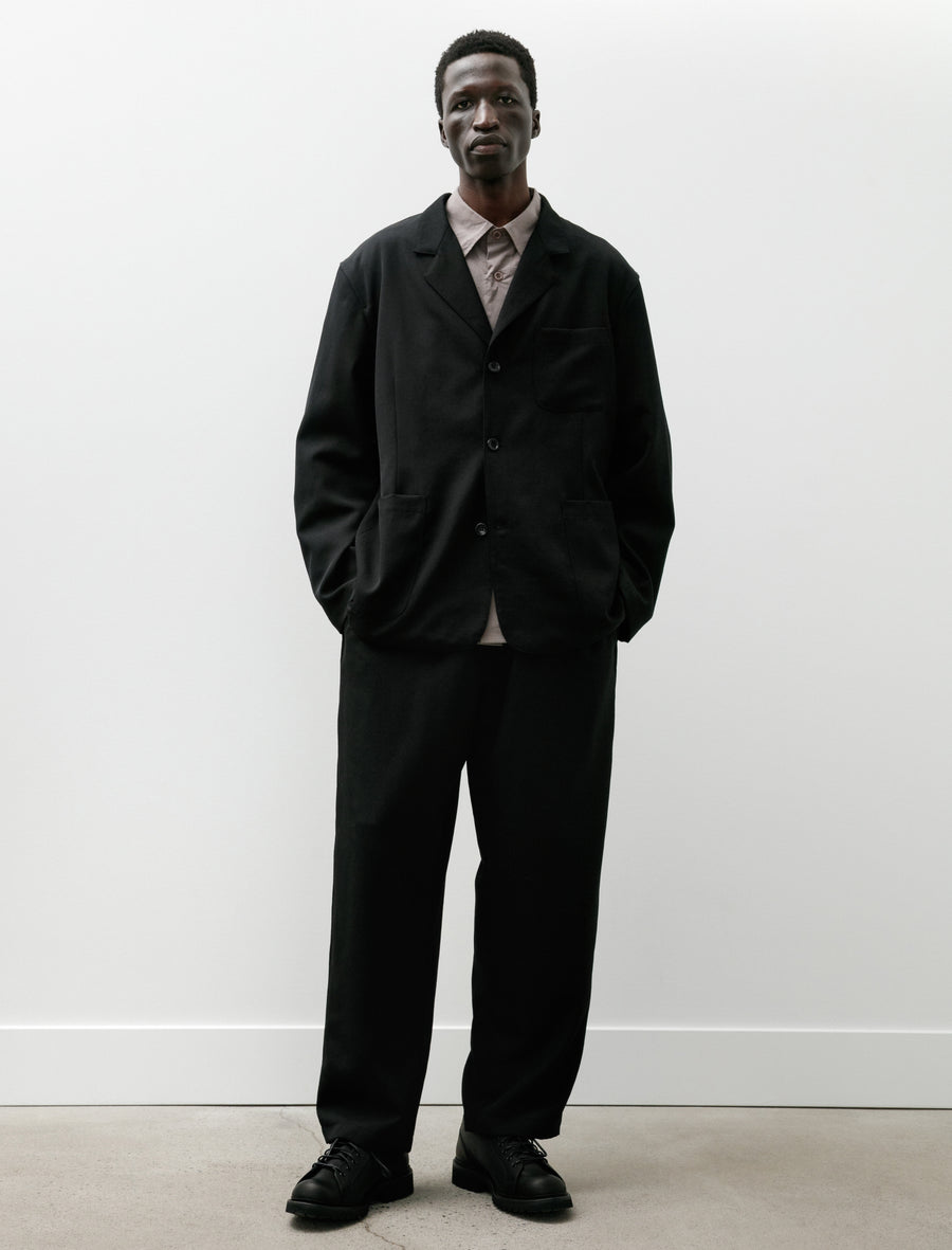 Carry On Jacket Wool Gabardine Black - Image 5