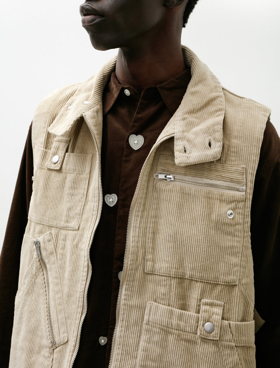Double Cord Jacket Beige - Image 10