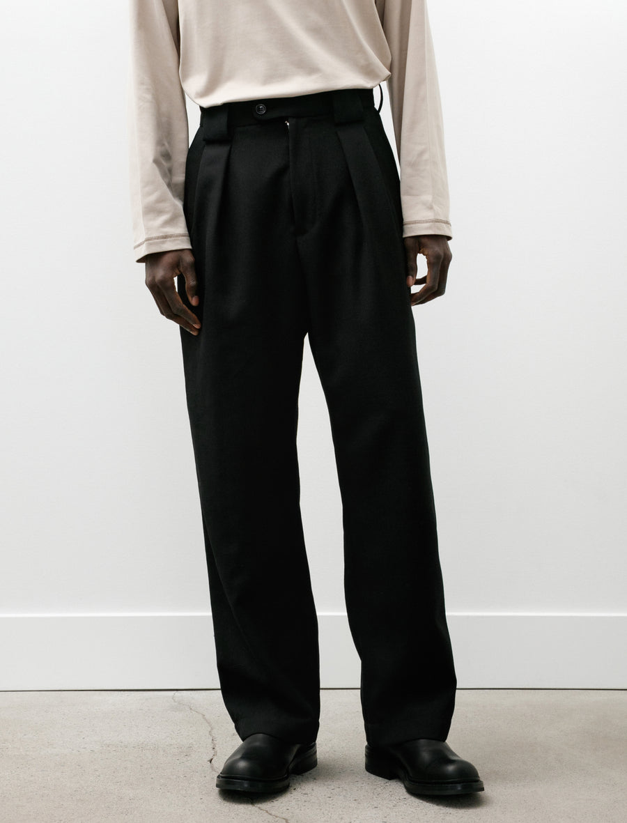 Mercado Trouser Wool Gabardine Black - Image 4