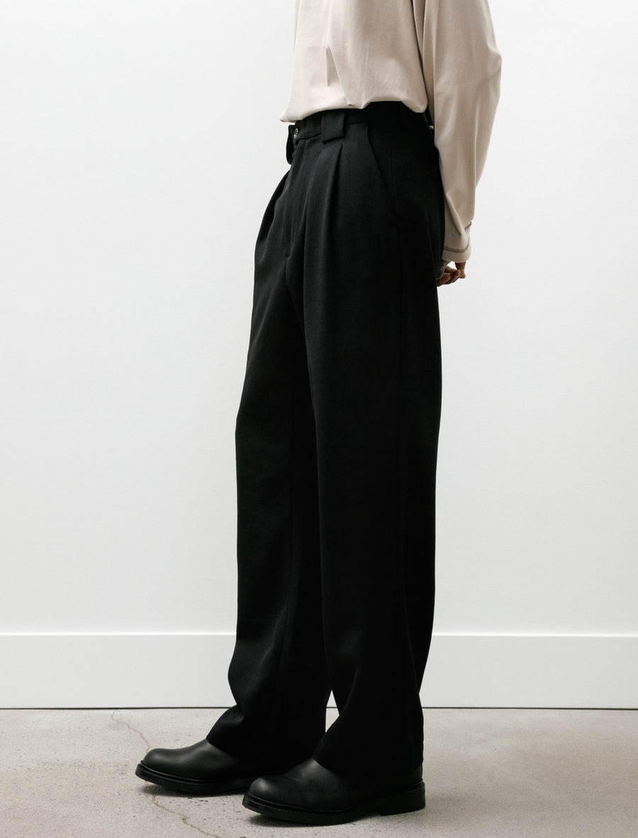 Mercado Trouser Wool Gabardine Black - Image 6
