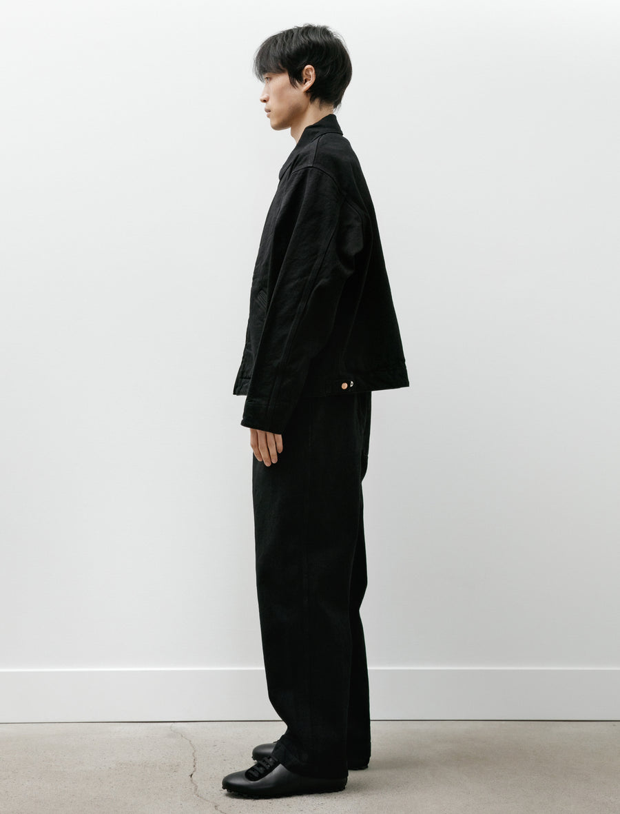 Black Denim Over Pants - Image 3