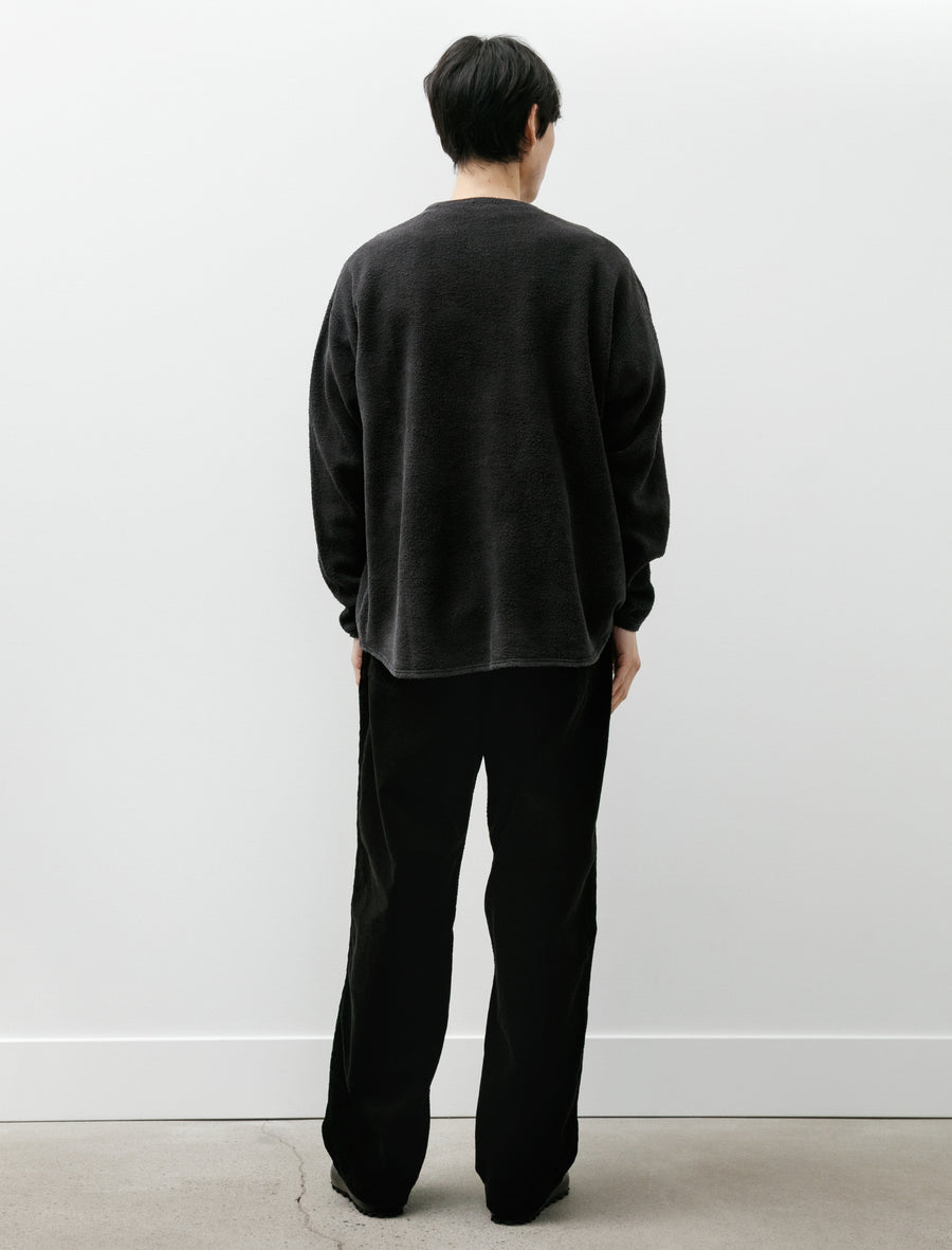 Fleece Crew Neck Fade Black - Image 7