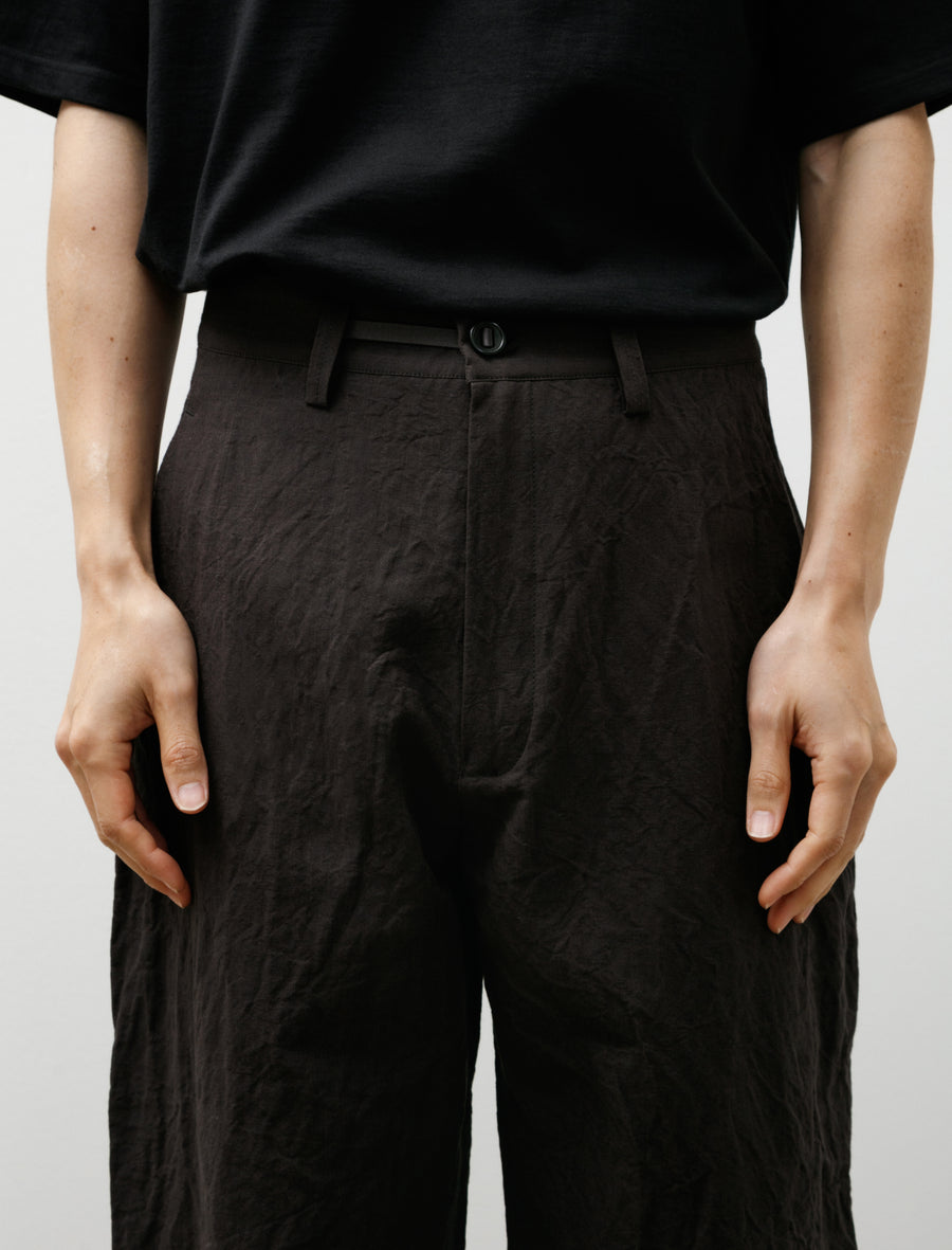R20 Pants-4 Wide Pants Earth Linen - Image 7