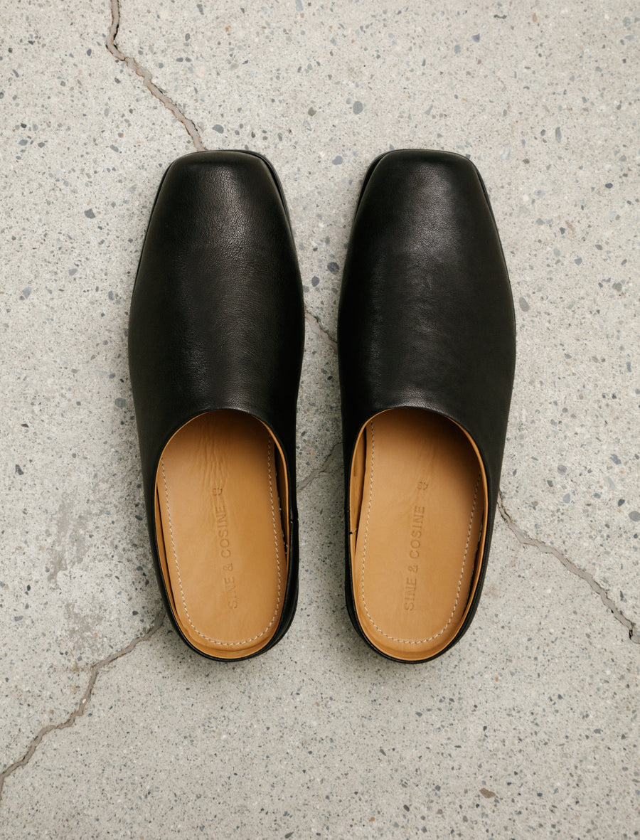 Hannes Mule Lamb Black - Image 2