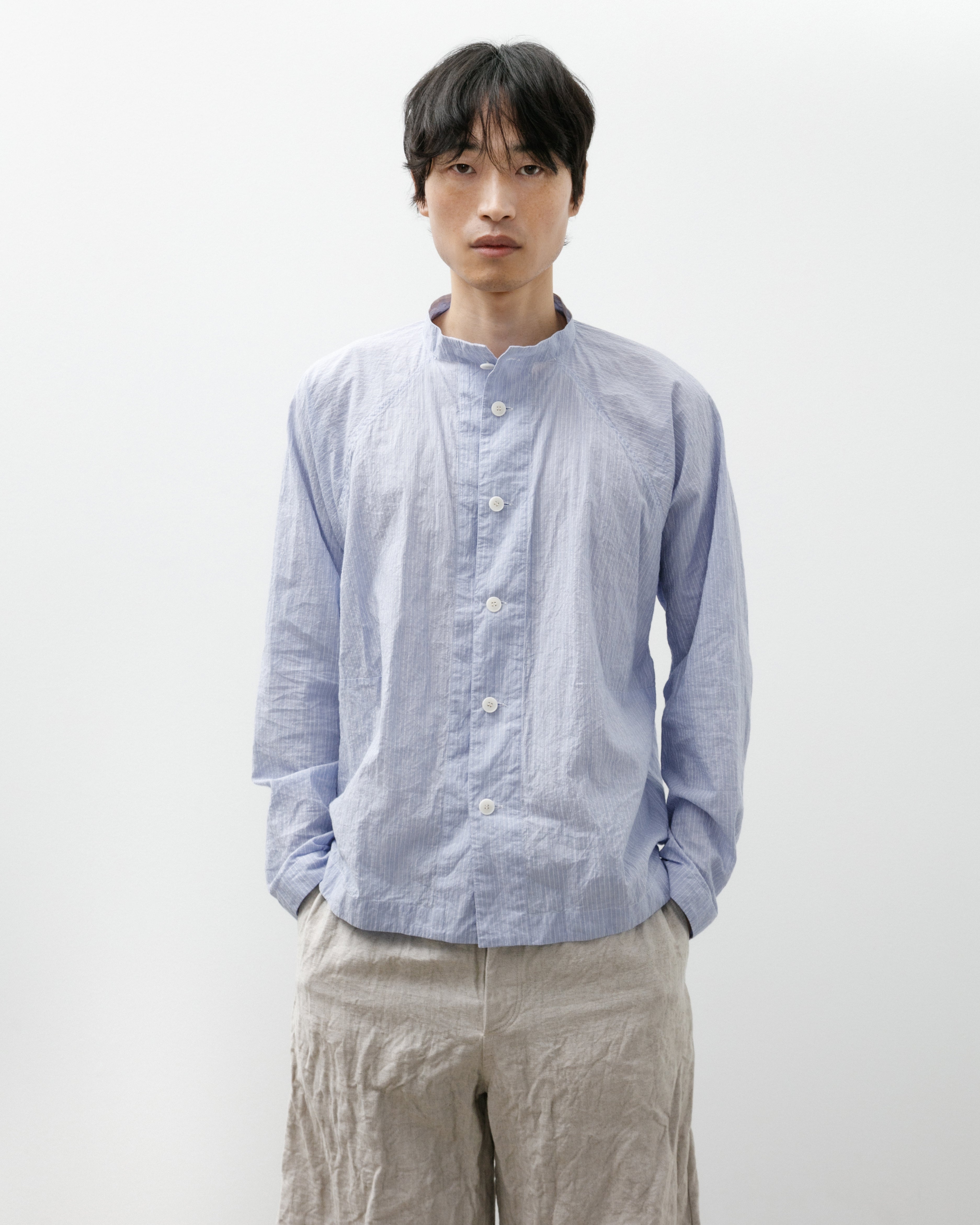 Unkruid Atelier Shirt Light Blue Fine Cordlane