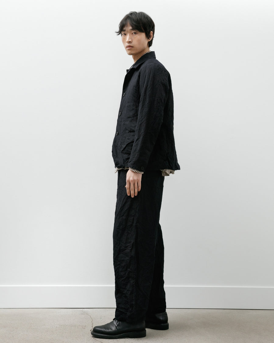 Gardening Trousers Midnight Fine Herringbone - Image 3