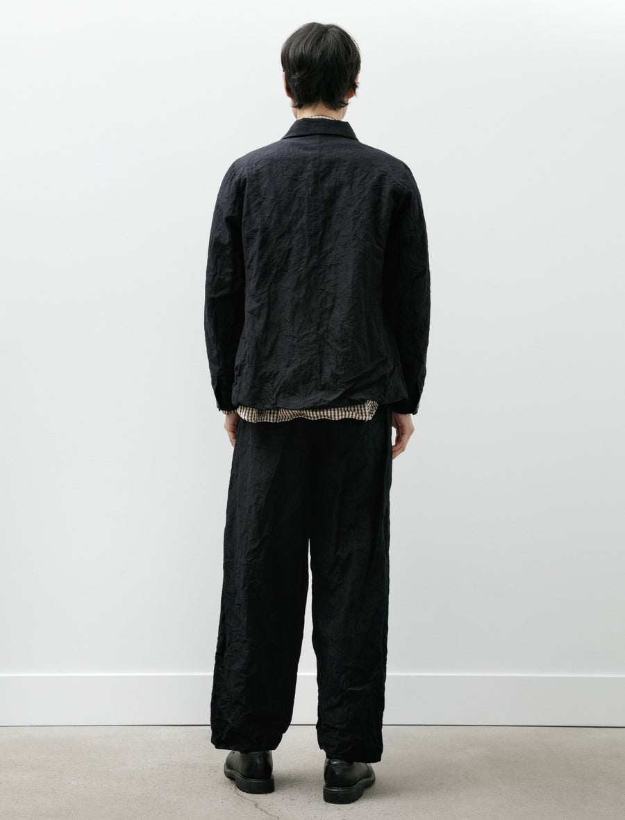 Gardening Trousers Midnight Fine Herringbone - Image 2