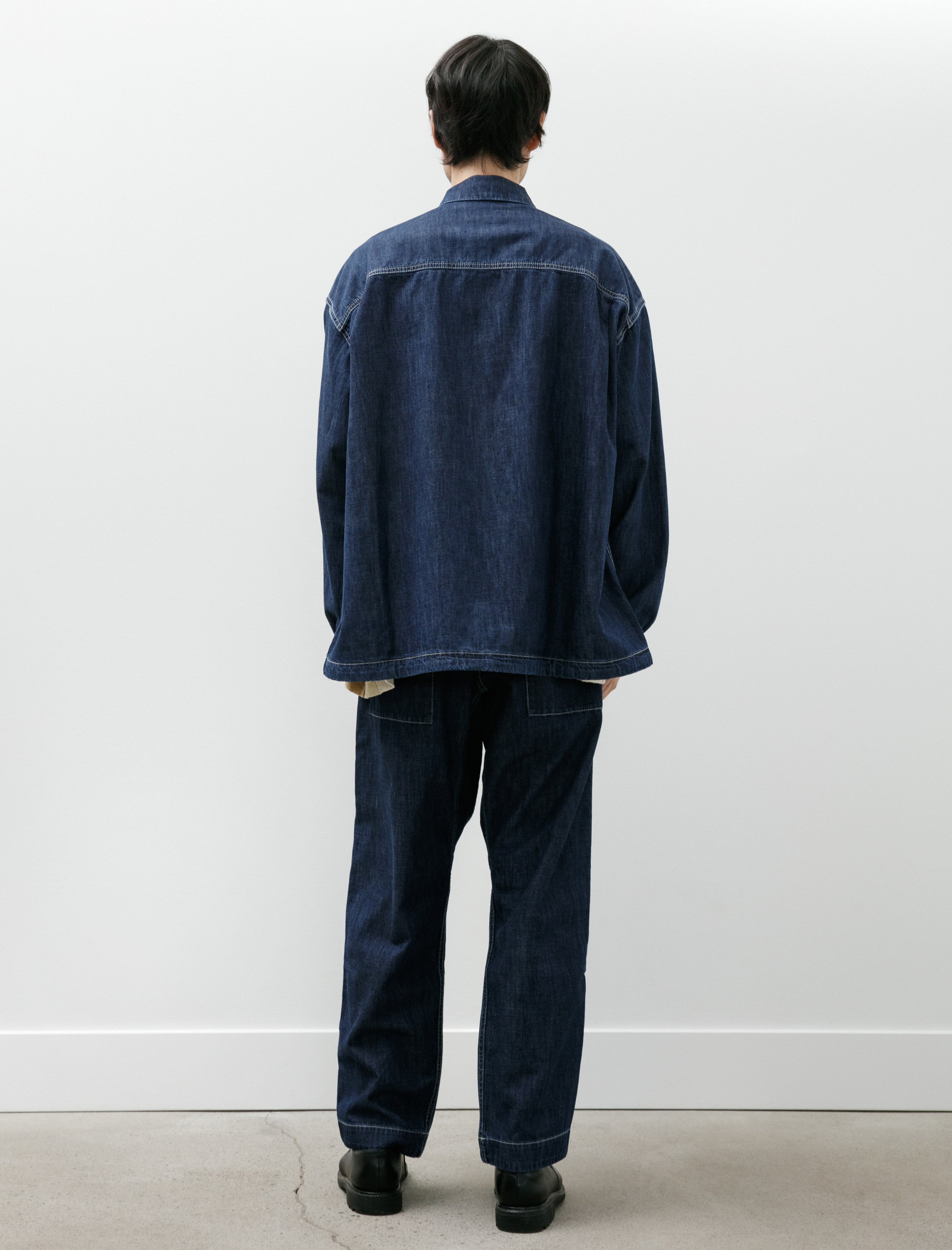 Casey Casey Eudes Denim Shirt L Denim Indigo