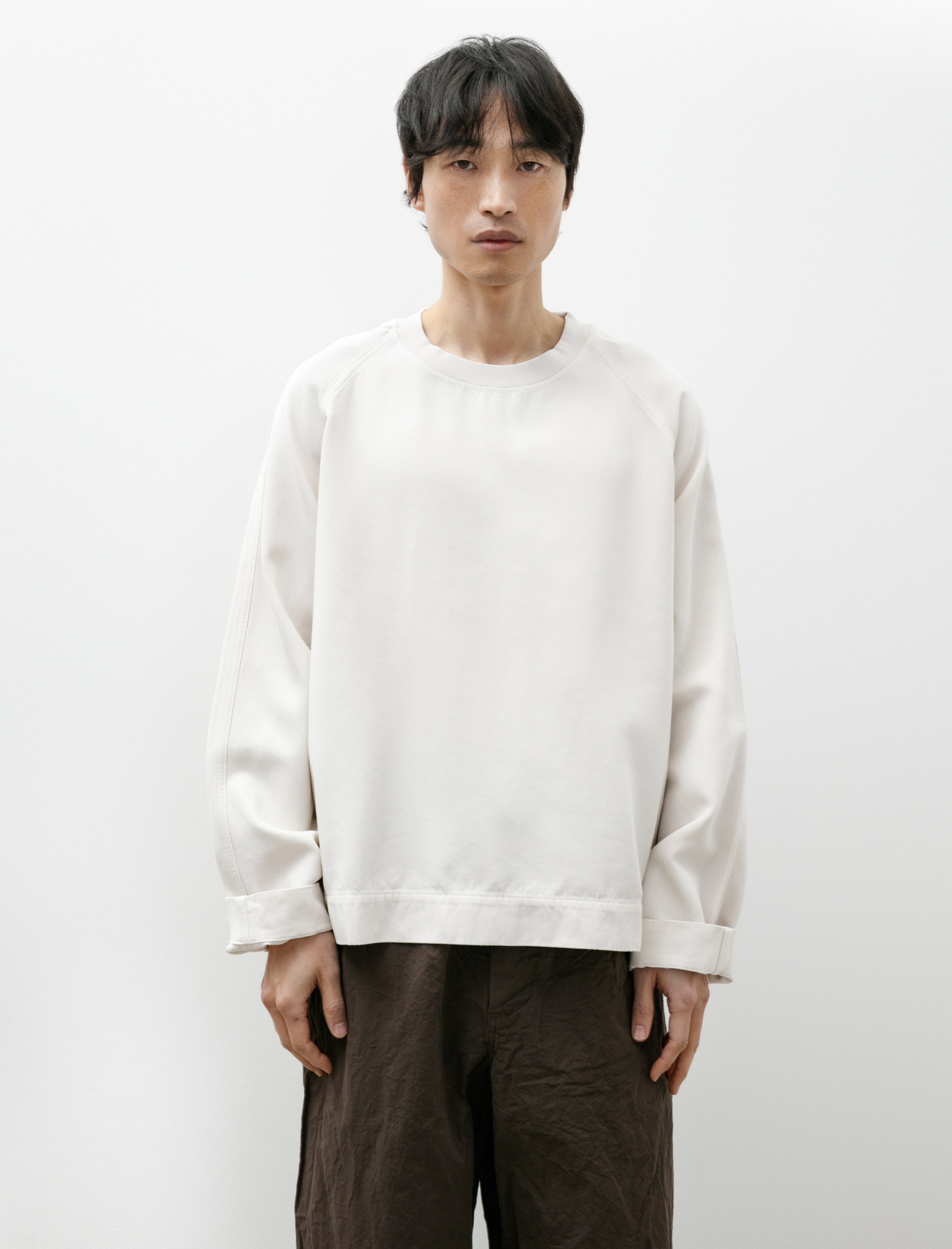 Casey Casey Workwear Sweatshirt Cleany Ivory