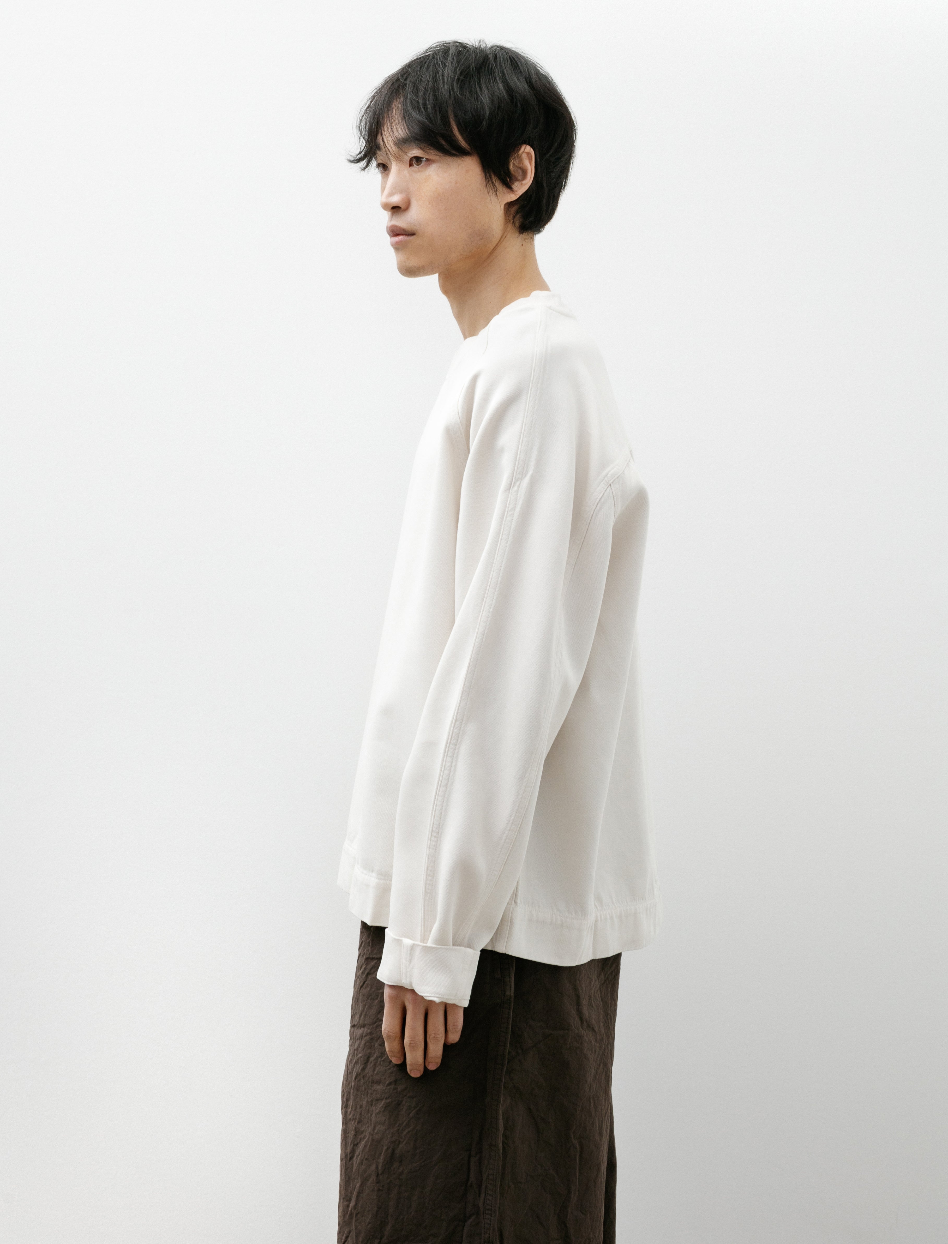 Casey Casey Workwear Sweatshirt Cleany Ivory