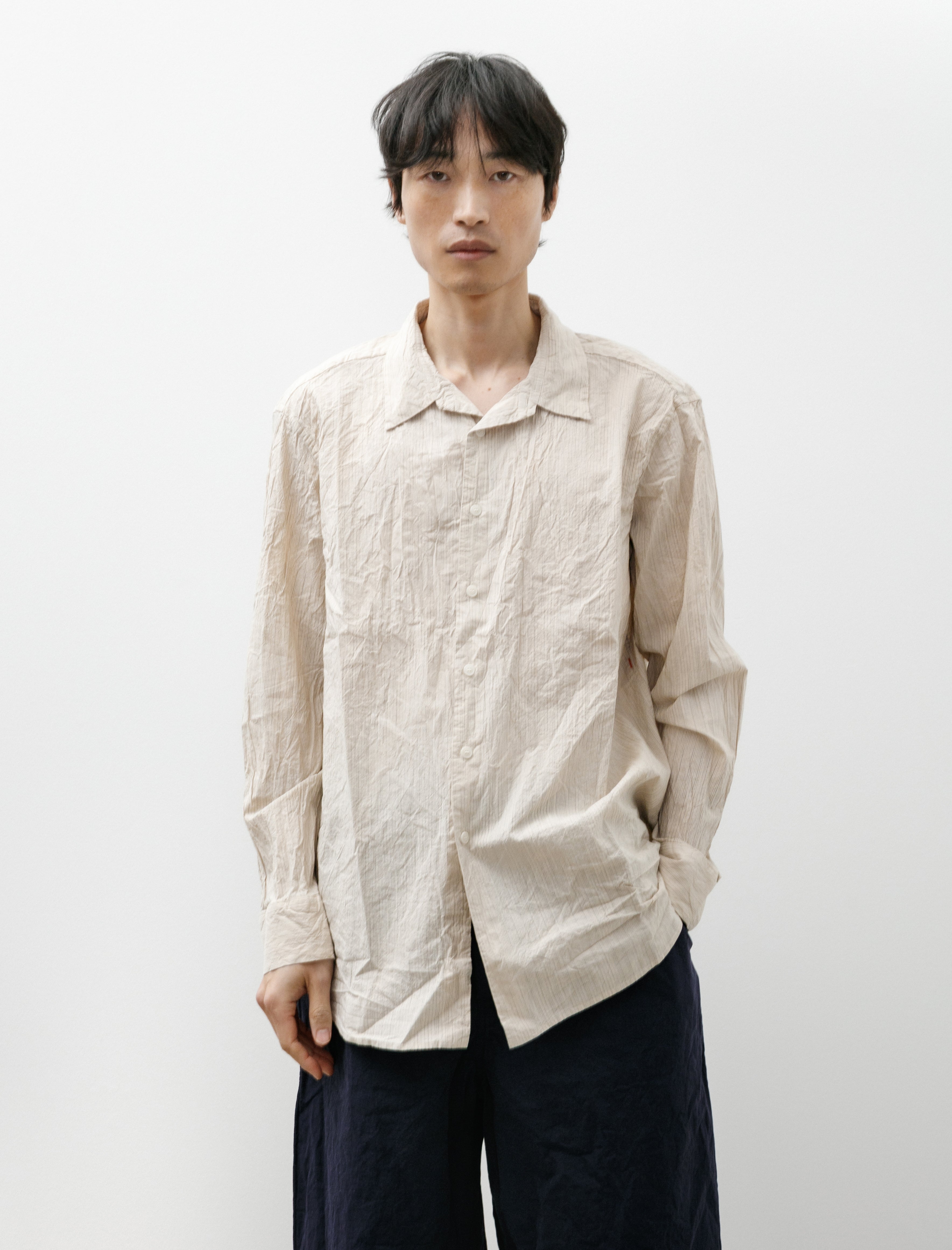 Casey Casey Fabiano Shirt Wind Stripe Nat Stripe – Neighbour