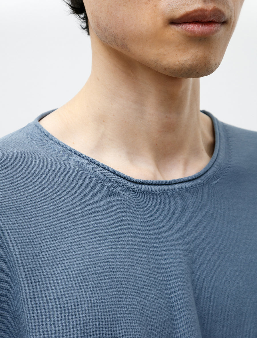 Overdyed LS T-Shirt Fres Cot Storm - Image 4