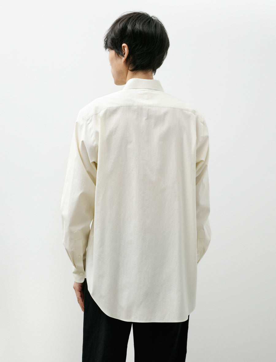 Auralee Washed Finx Twill Shirt Vanilla – Neighbour Auralee Washed Finx Twill Shirt Vanilla – Neighbour