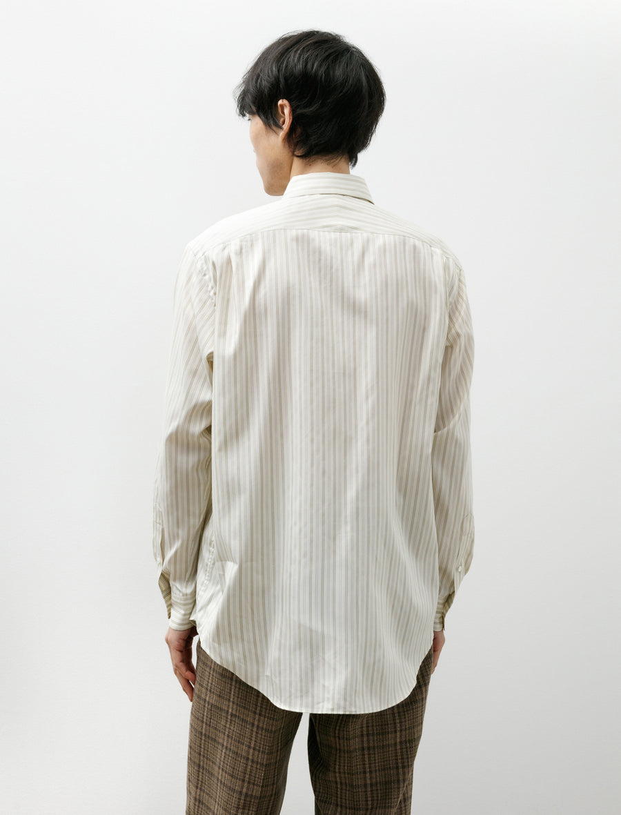 Auralee Cotton Silk Shirt Ivory Stripe – Neighbour Auralee Cotton Silk Shirt Ivory Stripe – Neighbour