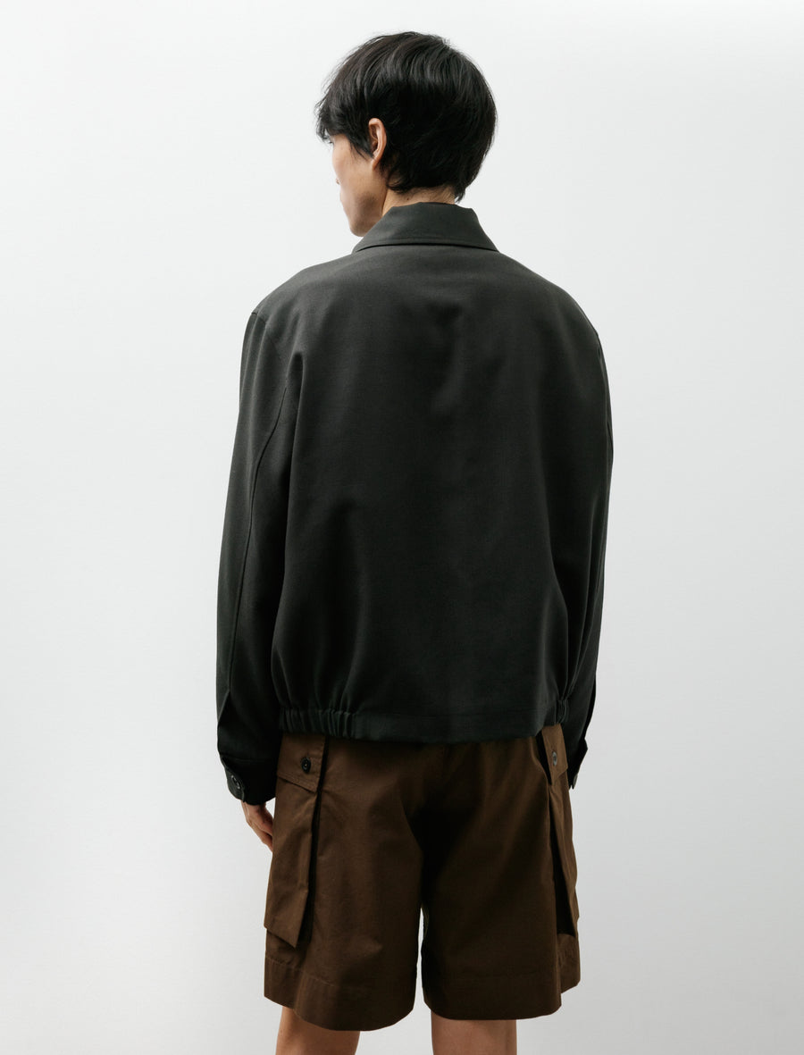 Zip Through Bomber Jacket Double Twisted Pewter - Image 2