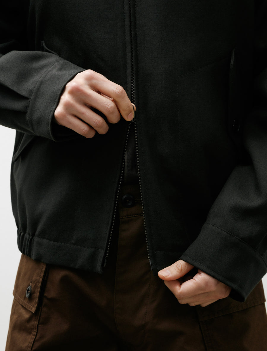 Zip Through Bomber Jacket Double Twisted Pewter - Image 4