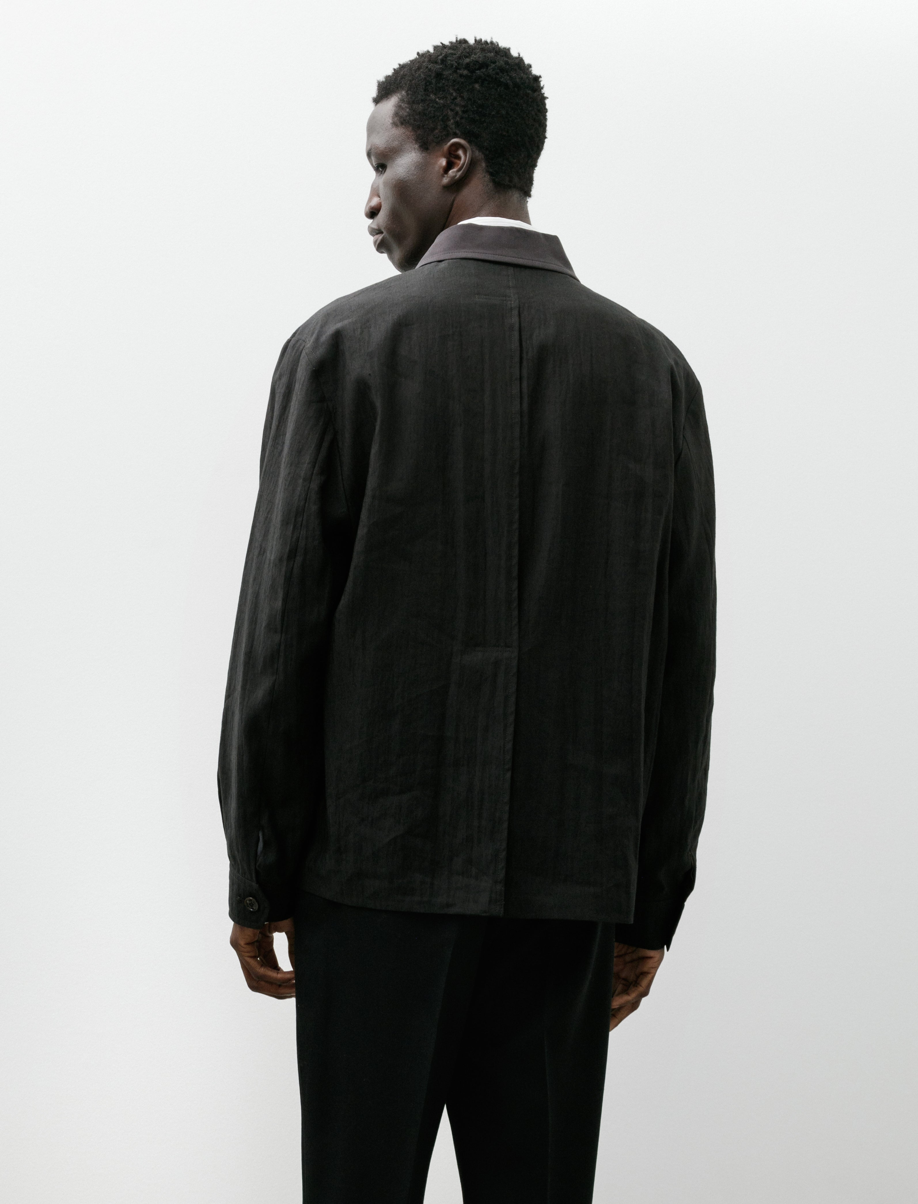 Our Legacy Pack Blazer Soot Black Techflax