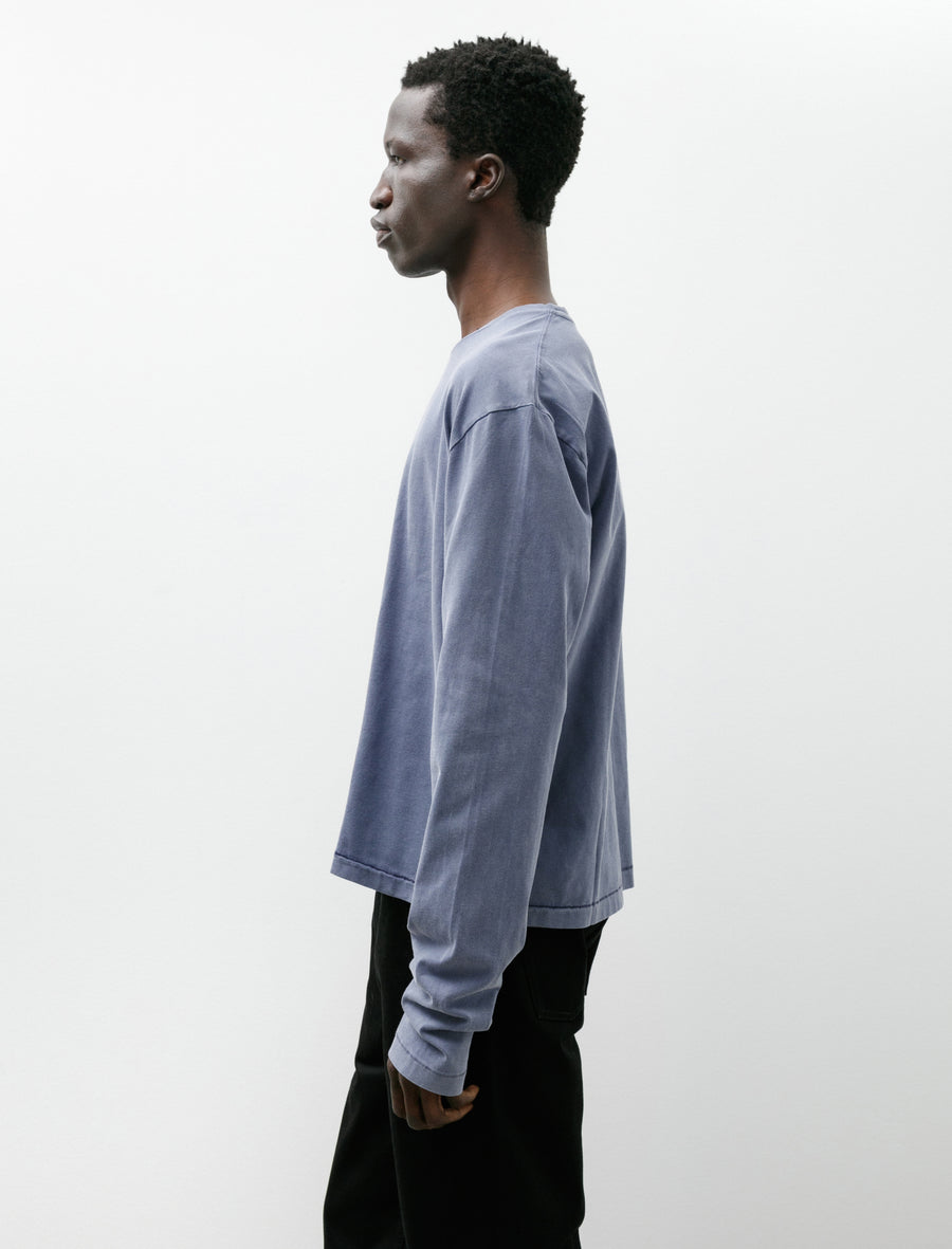 Long Sleeve T-Shirt Faded Blue - Image 3