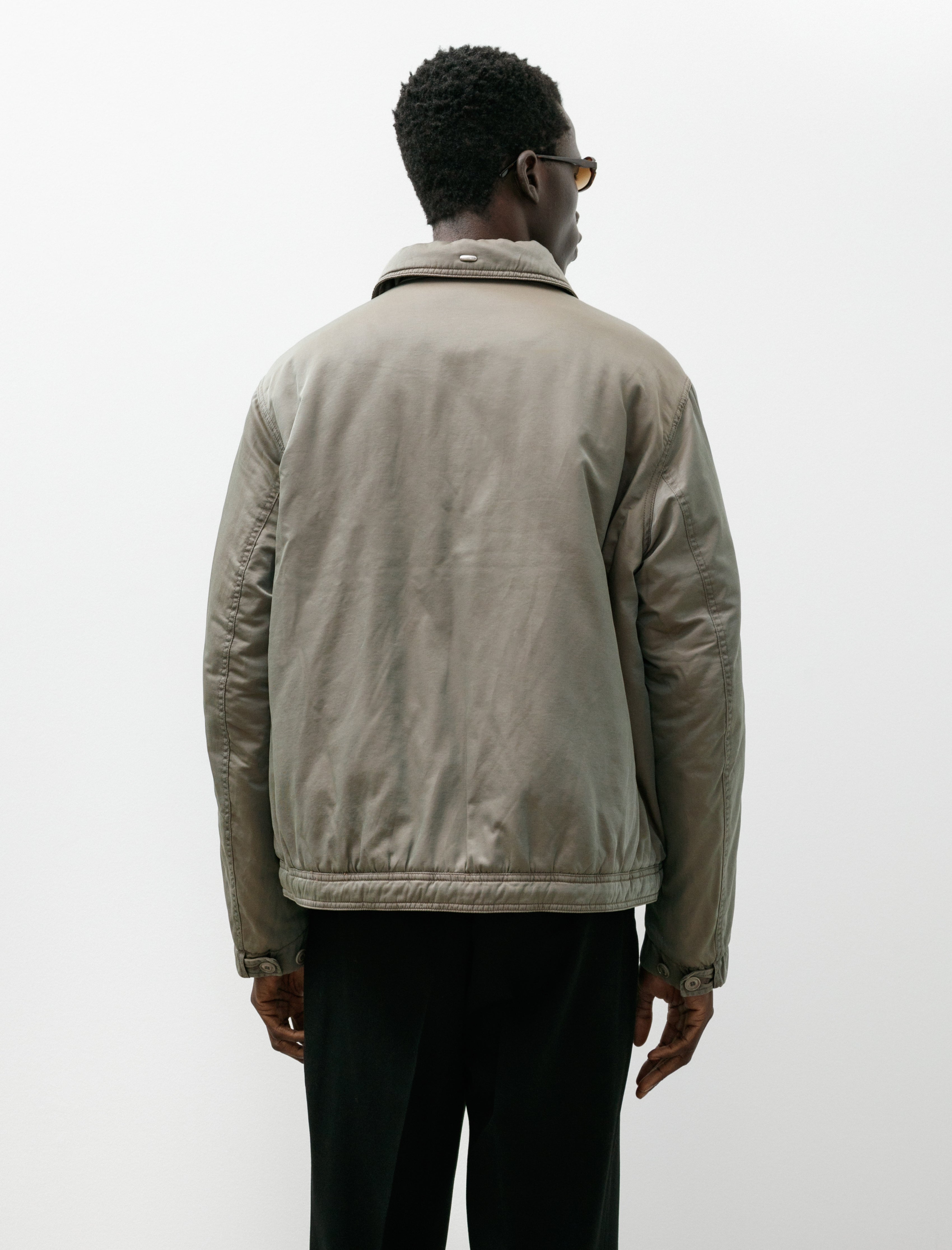 Our Legacy Auto Jacket Taupe Smoke Twinshade Twill