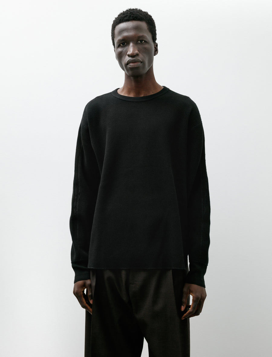 Heavy Waffle Top Ink Black - Image 1