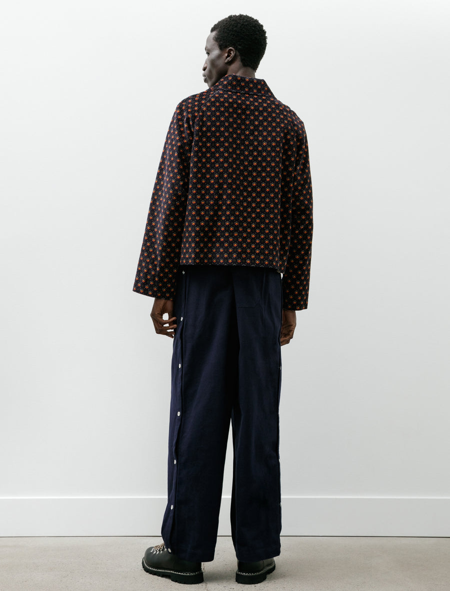 Twill Tear-Away Track Pants Navy - Image 2