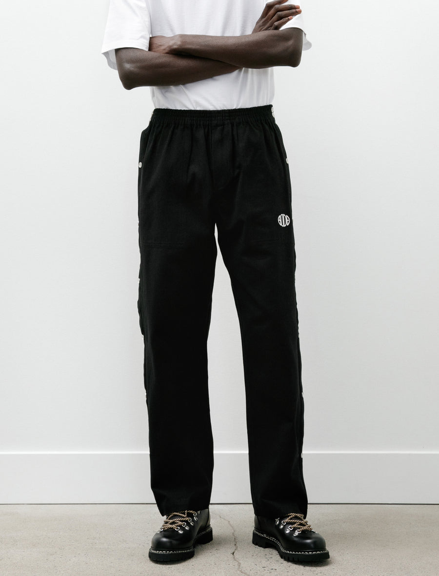 Twill Tear-Away Track Pants Navy - Image 4