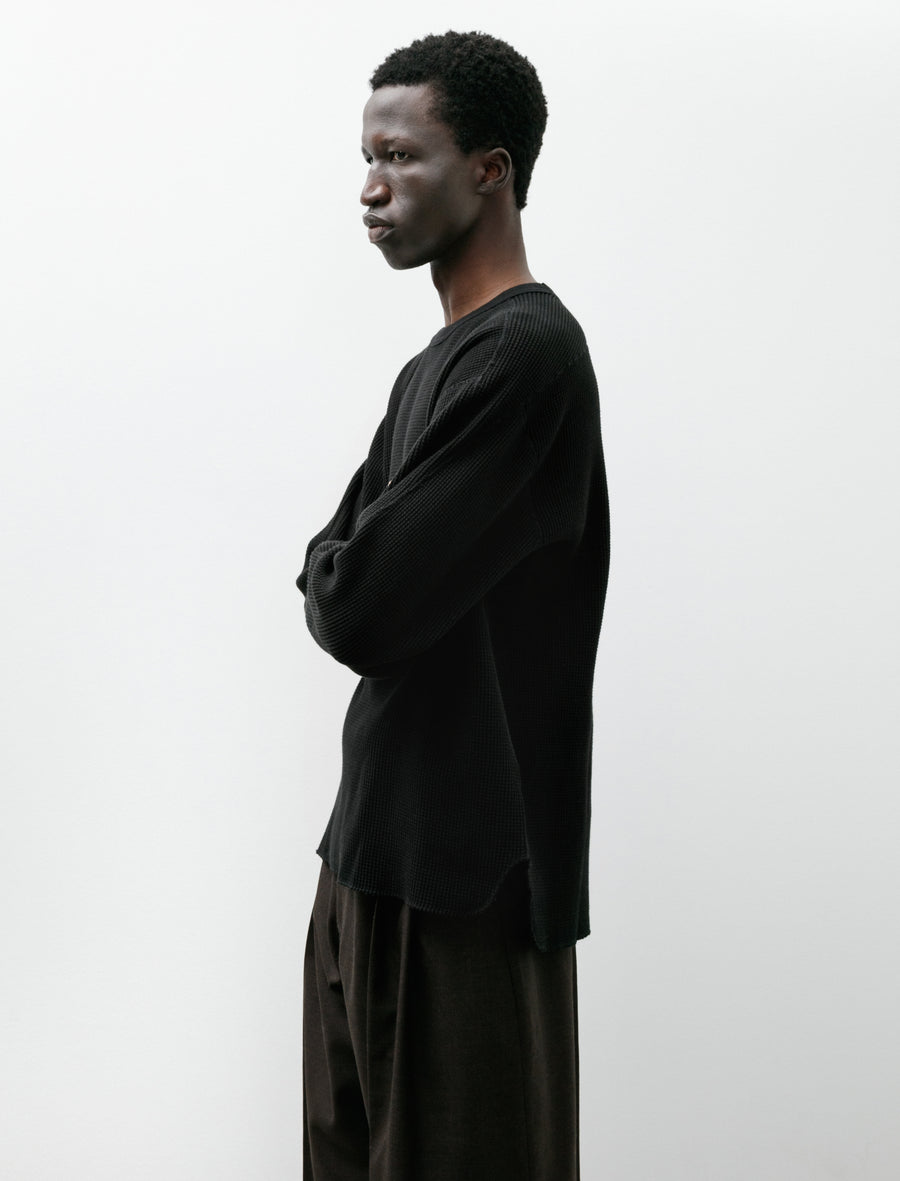 Heavy Waffle Top Ink Black - Image 3