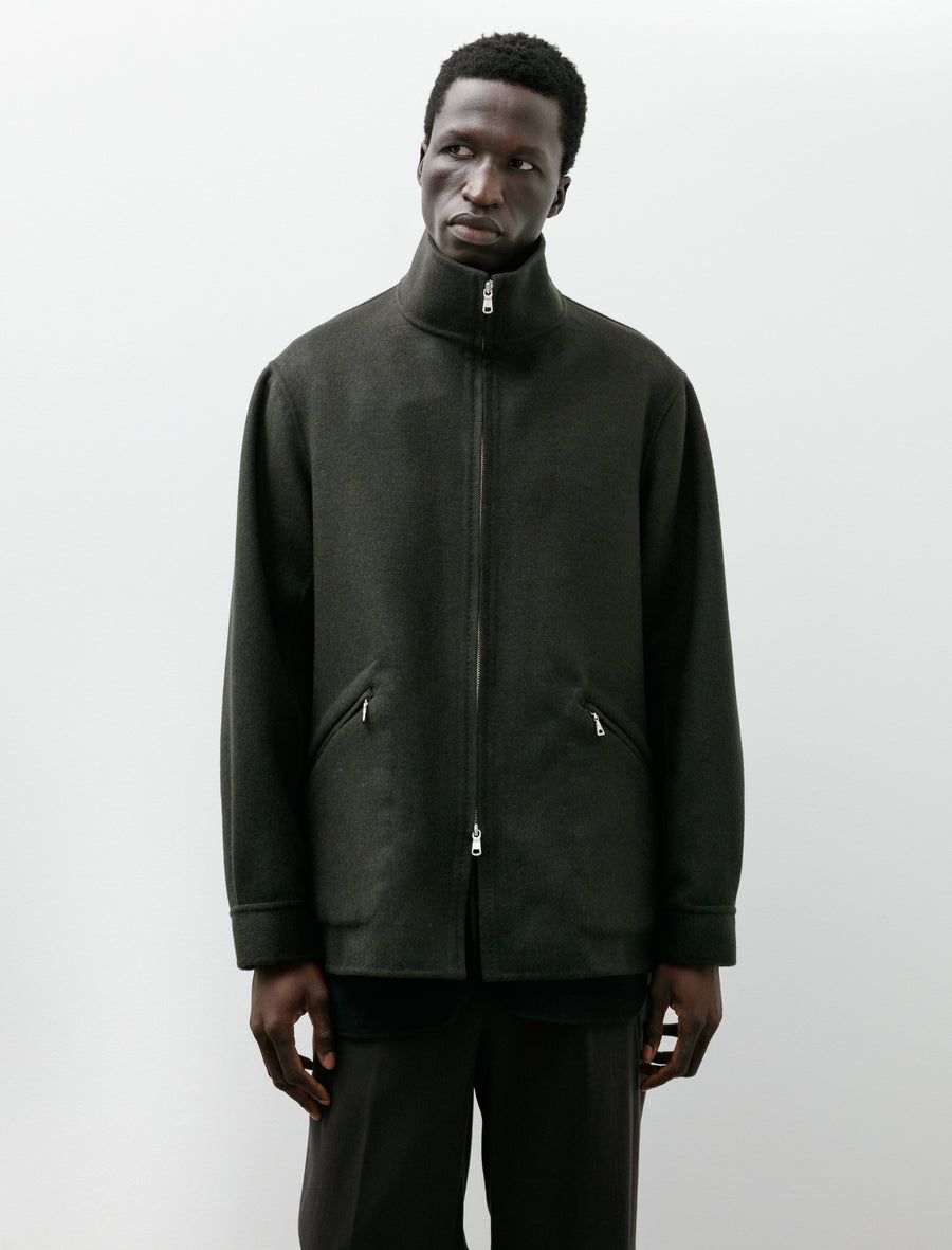 W Face Blouson Cashmere Sable Mink Deep Khaki - Image 1