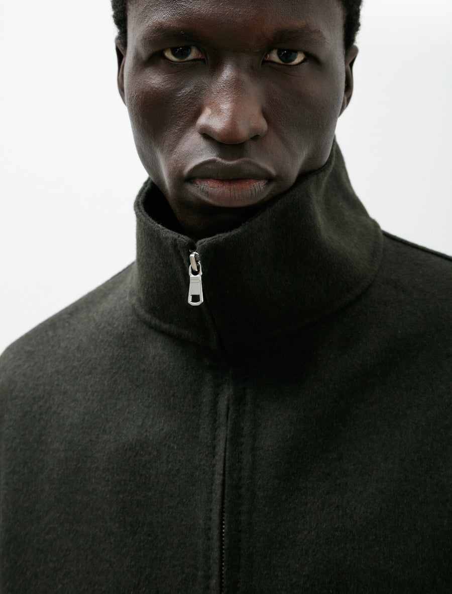 W Face Blouson Cashmere Sable Mink Deep Khaki - Image 5