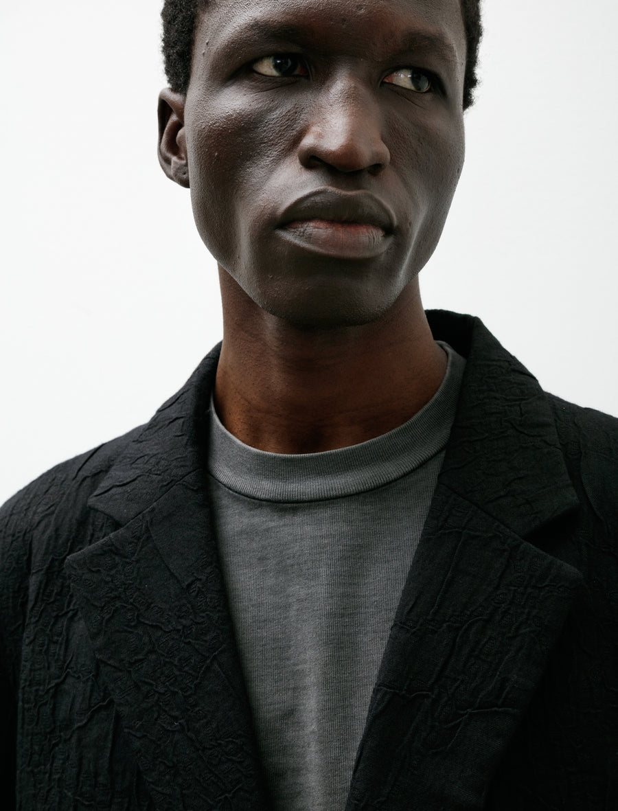 Shrink Jacquard Jacket Black - Image 4