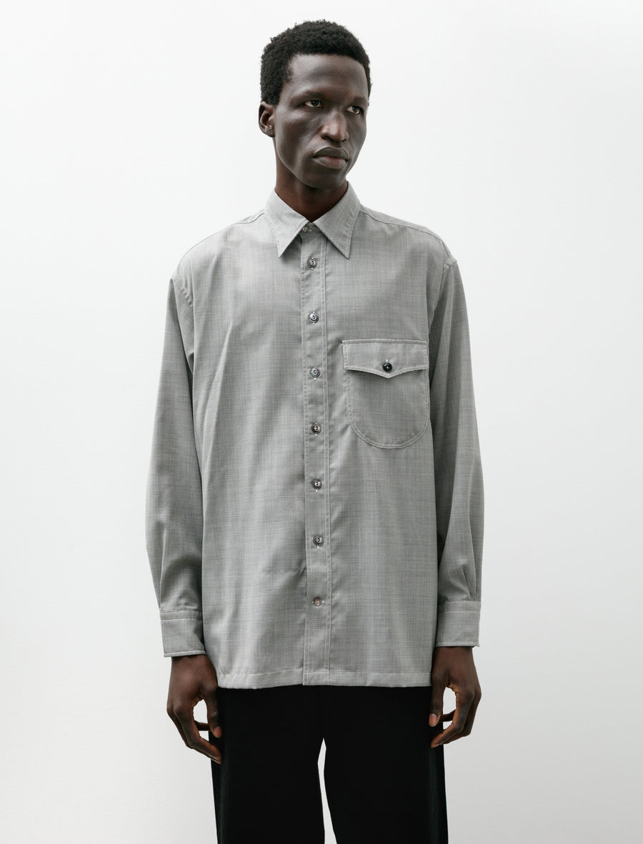 Come Up To The Studio Shirt Black/White Puppy Wool - Image 1