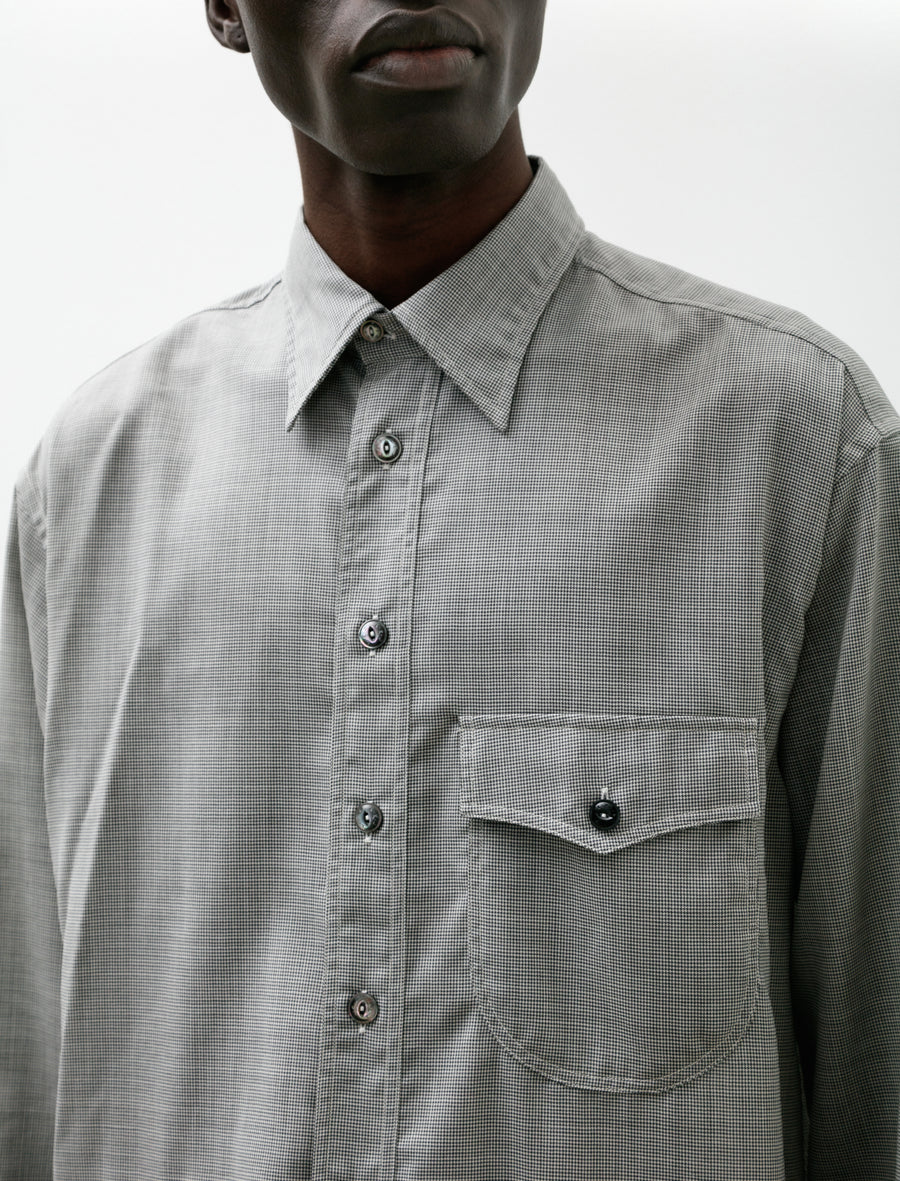 Come Up To The Studio Shirt Black/White Puppy Wool - Image 4