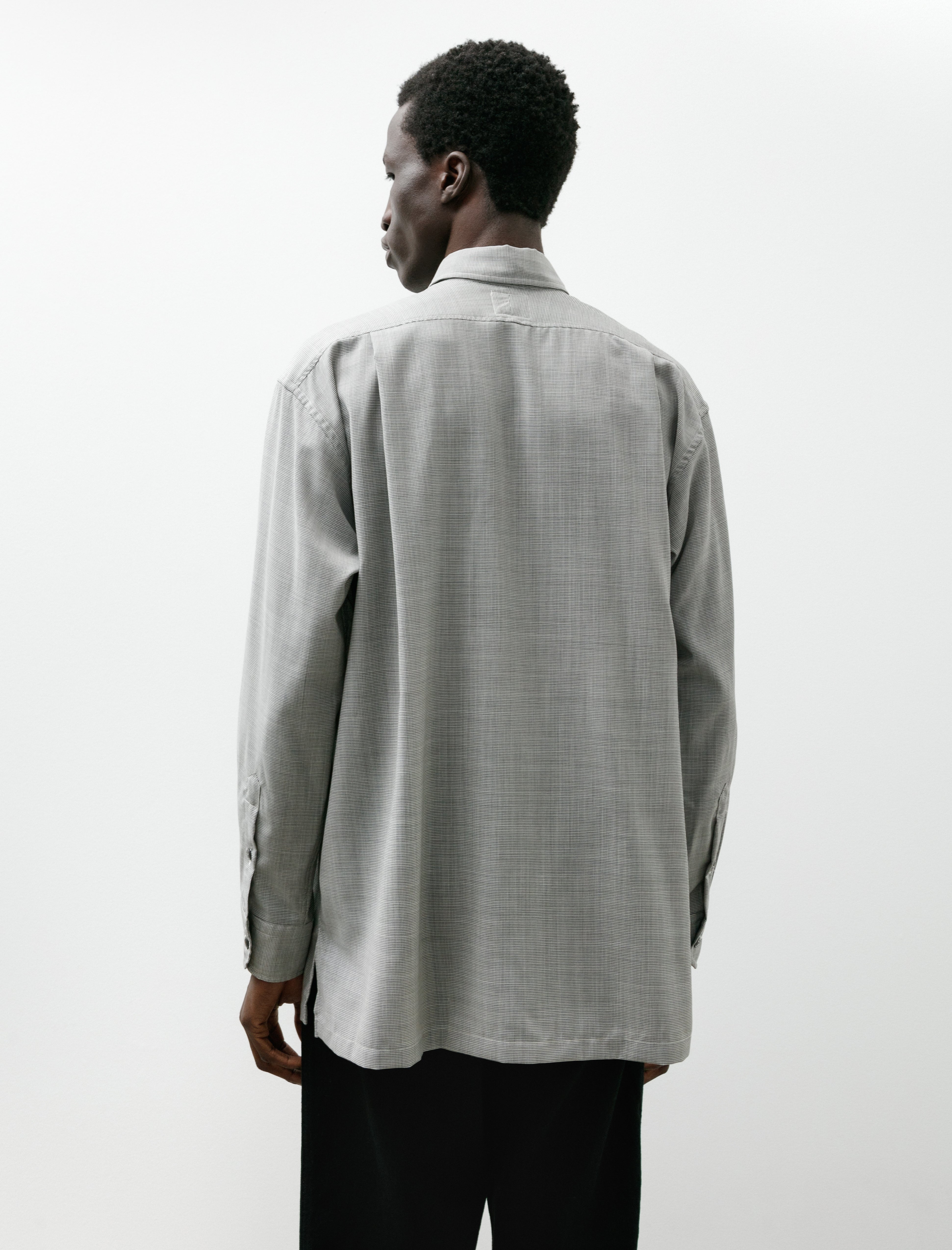 L.E.J Come Up To The Studio Shirt Black/White Puppy Wool