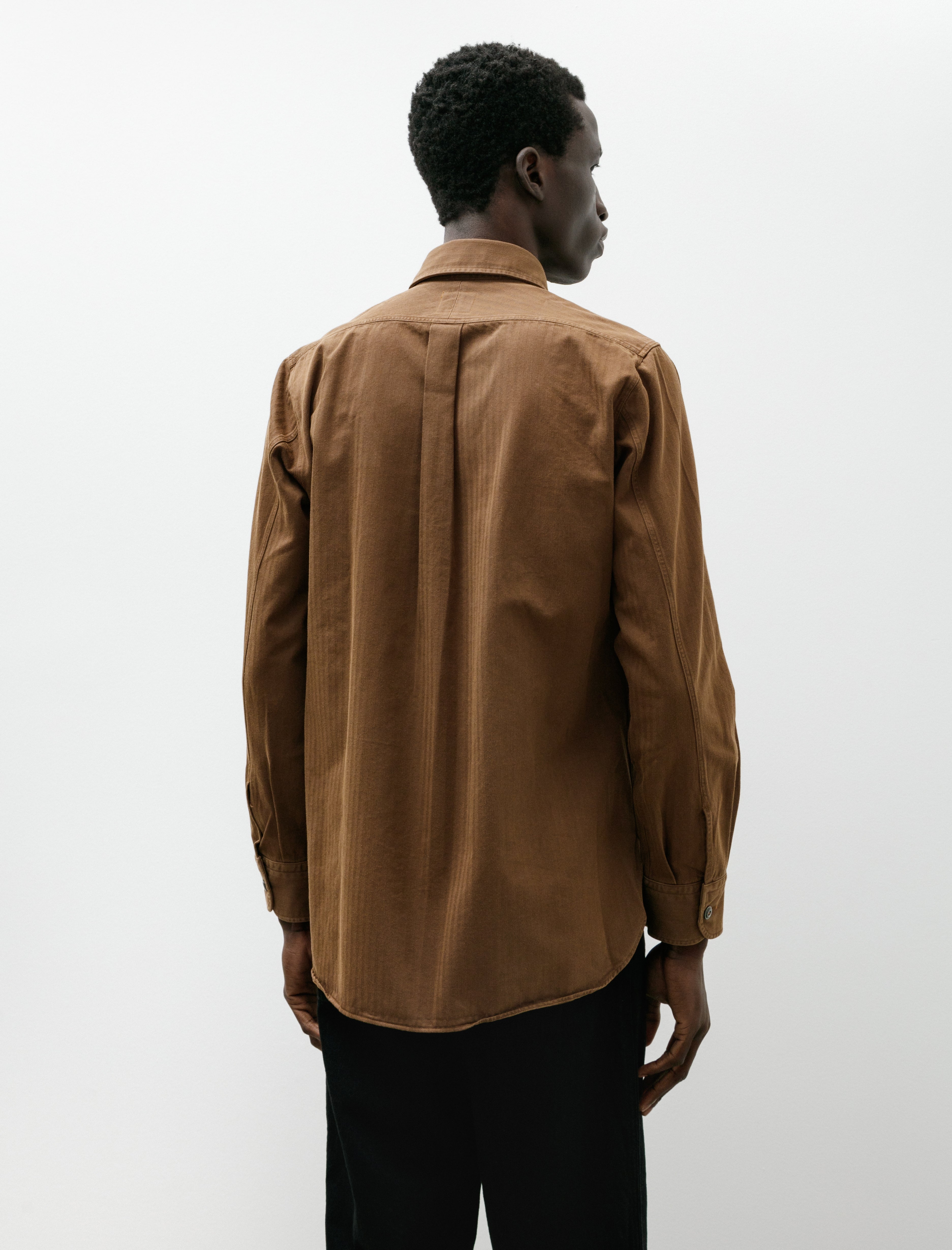 L.E.J 2 Pocket RN Work Shirt Tobacco