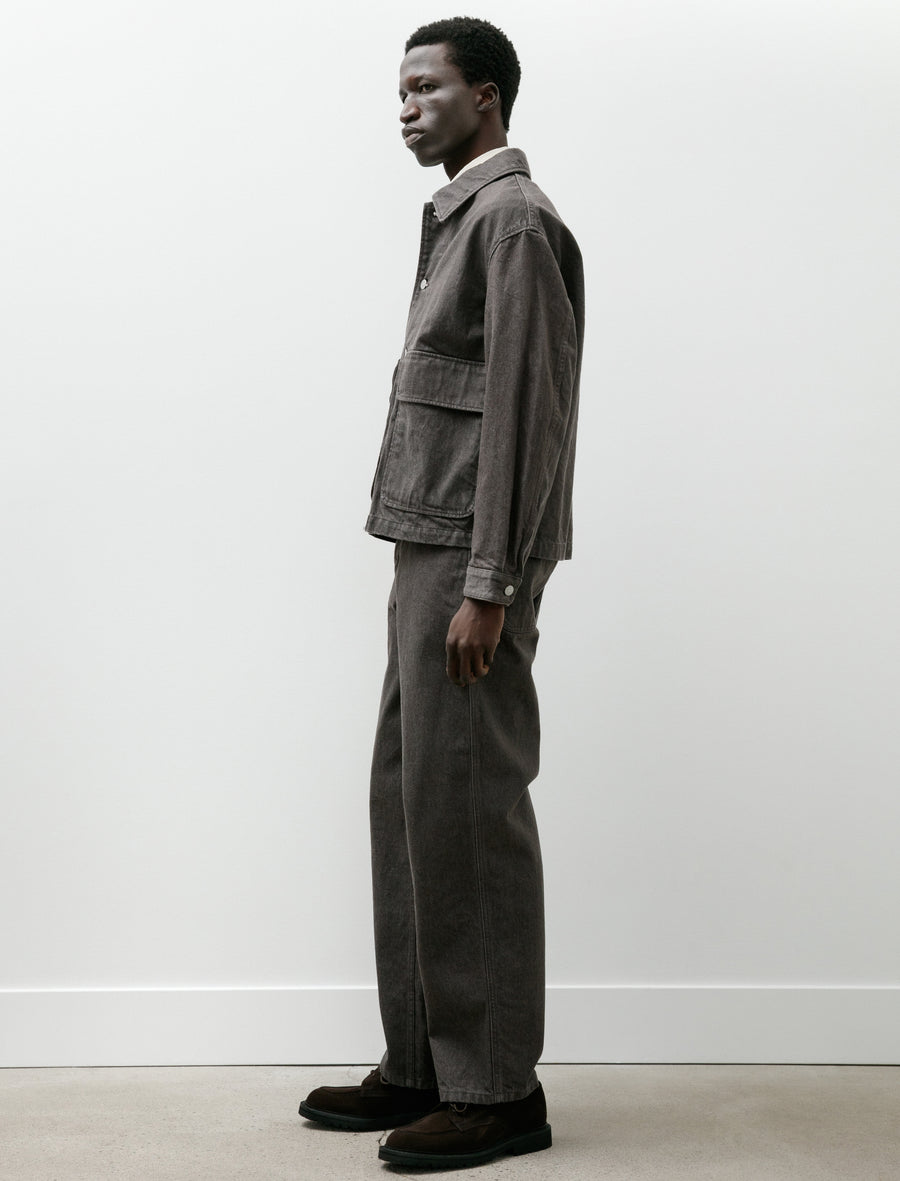 Replica Jacket Brown 13.5oz Rope Dyed Denim - Image 6