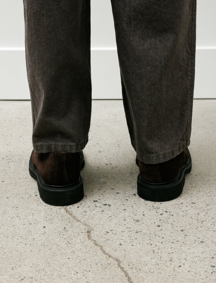 Sanders Apron Toe Derby Pinner Suede - Image 7